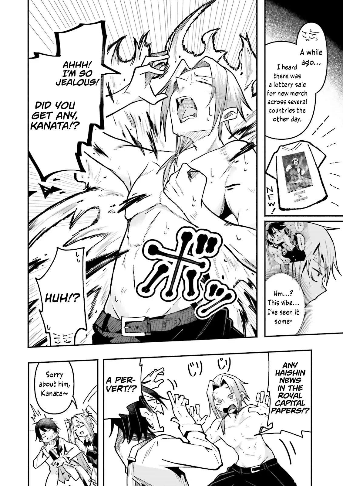 Isekai de Haishin Katsudou wo Shitara Tairyou no Yandere Shinja wo Umidashiteshimatta Ken Chap 55.2 - Next Chap 56.2