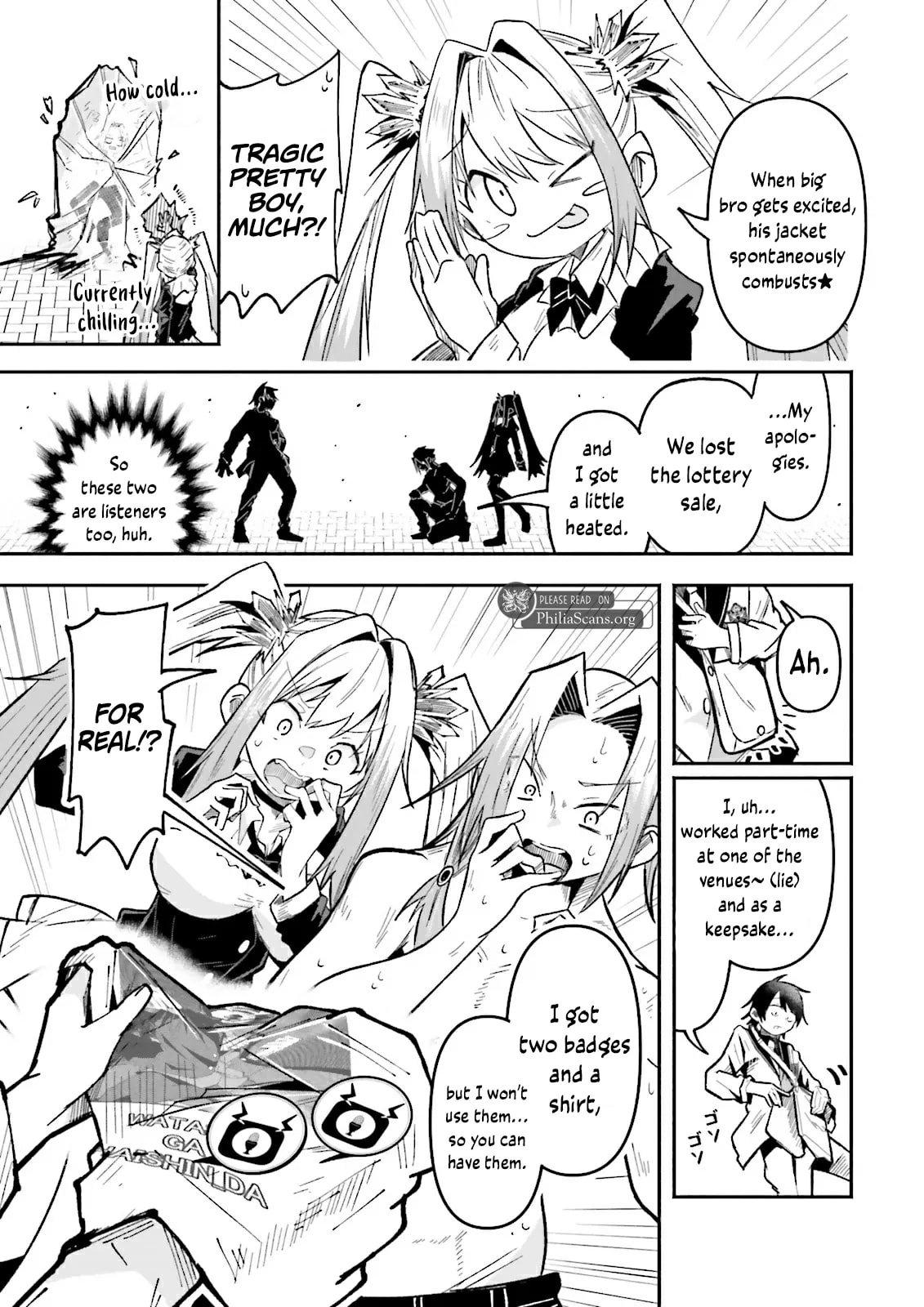 Isekai de Haishin Katsudou wo Shitara Tairyou no Yandere Shinja wo Umidashiteshimatta Ken Chap 55.2 - Next Chap 56.2