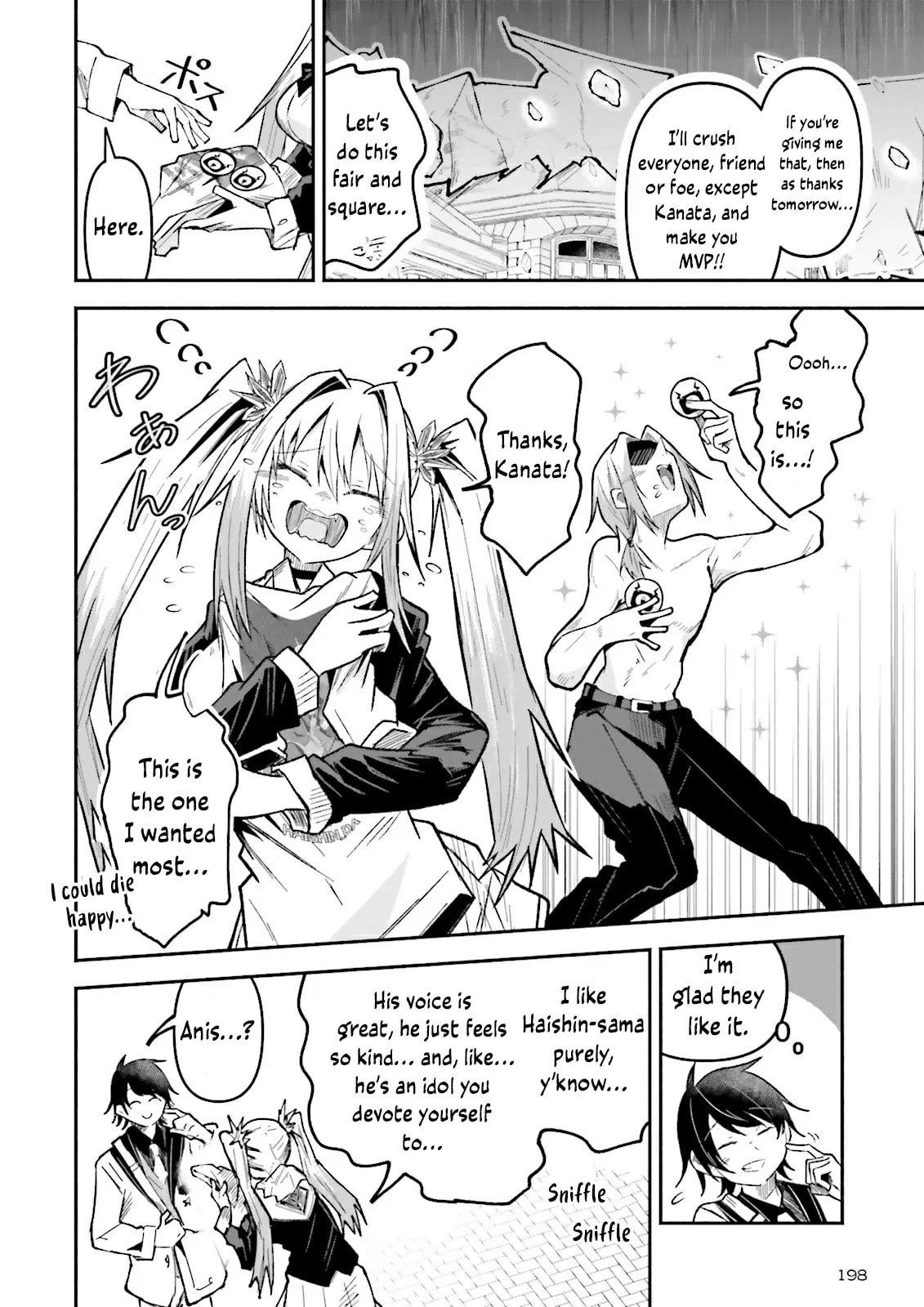 Isekai de Haishin Katsudou wo Shitara Tairyou no Yandere Shinja wo Umidashiteshimatta Ken Chap 55.2 - Next Chap 56.2