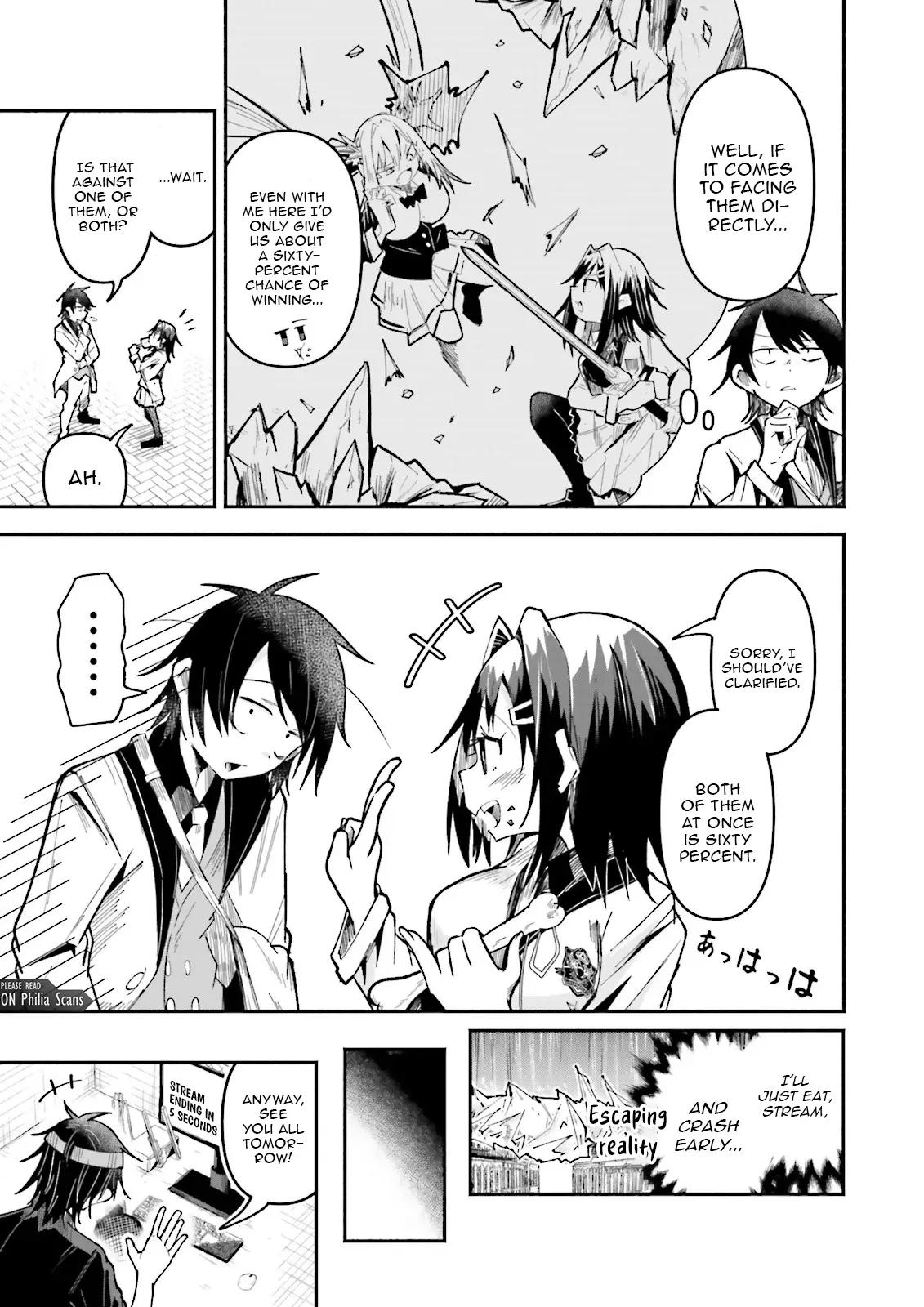 Isekai de Haishin Katsudou wo Shitara Tairyou no Yandere Shinja wo Umidashiteshimatta Ken Chap 56.1 - Next Chap 57.1