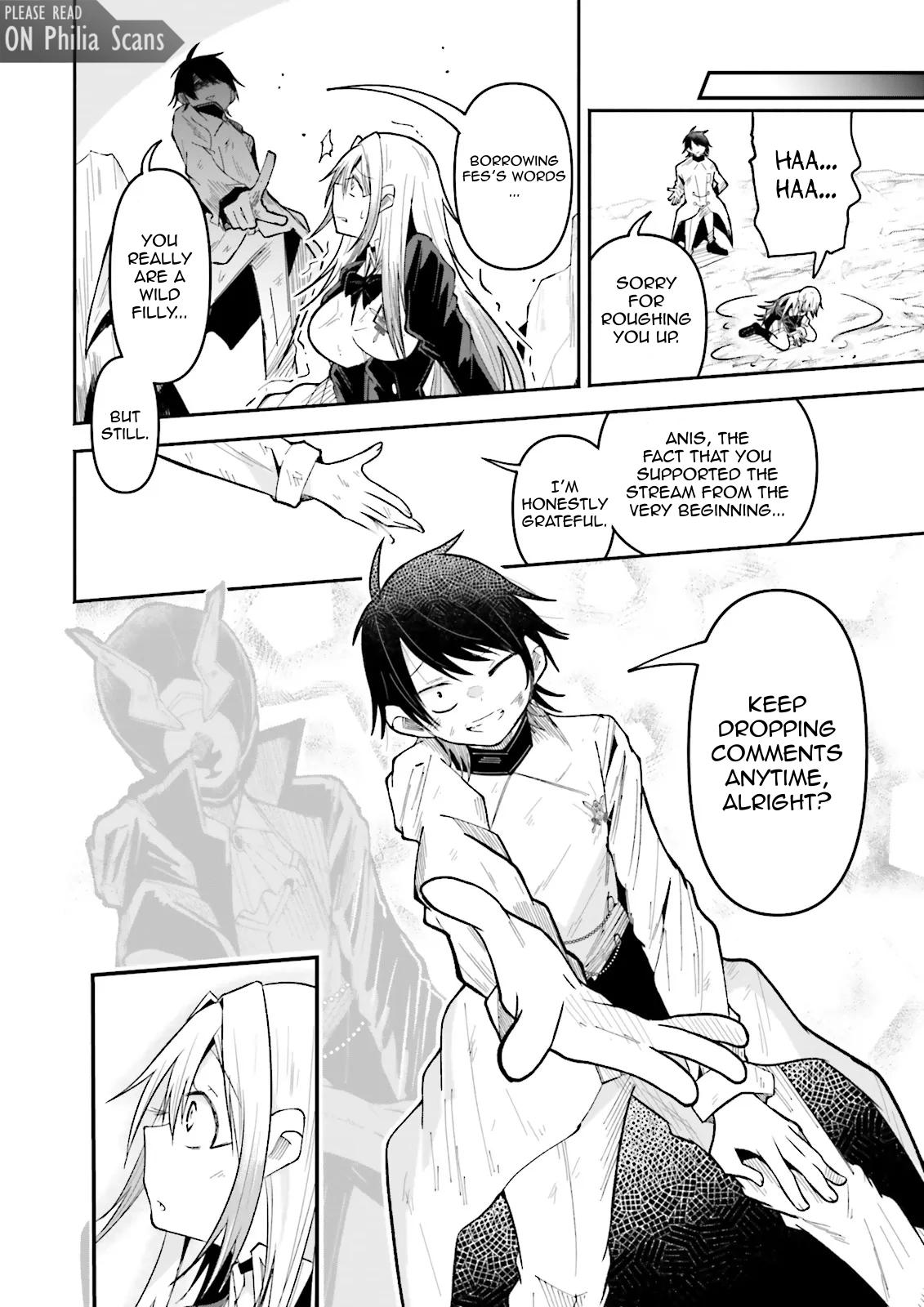 Isekai de Haishin Katsudou wo Shitara Tairyou no Yandere Shinja wo Umidashiteshimatta Ken Chap 58.2 - Next Chap 59.2