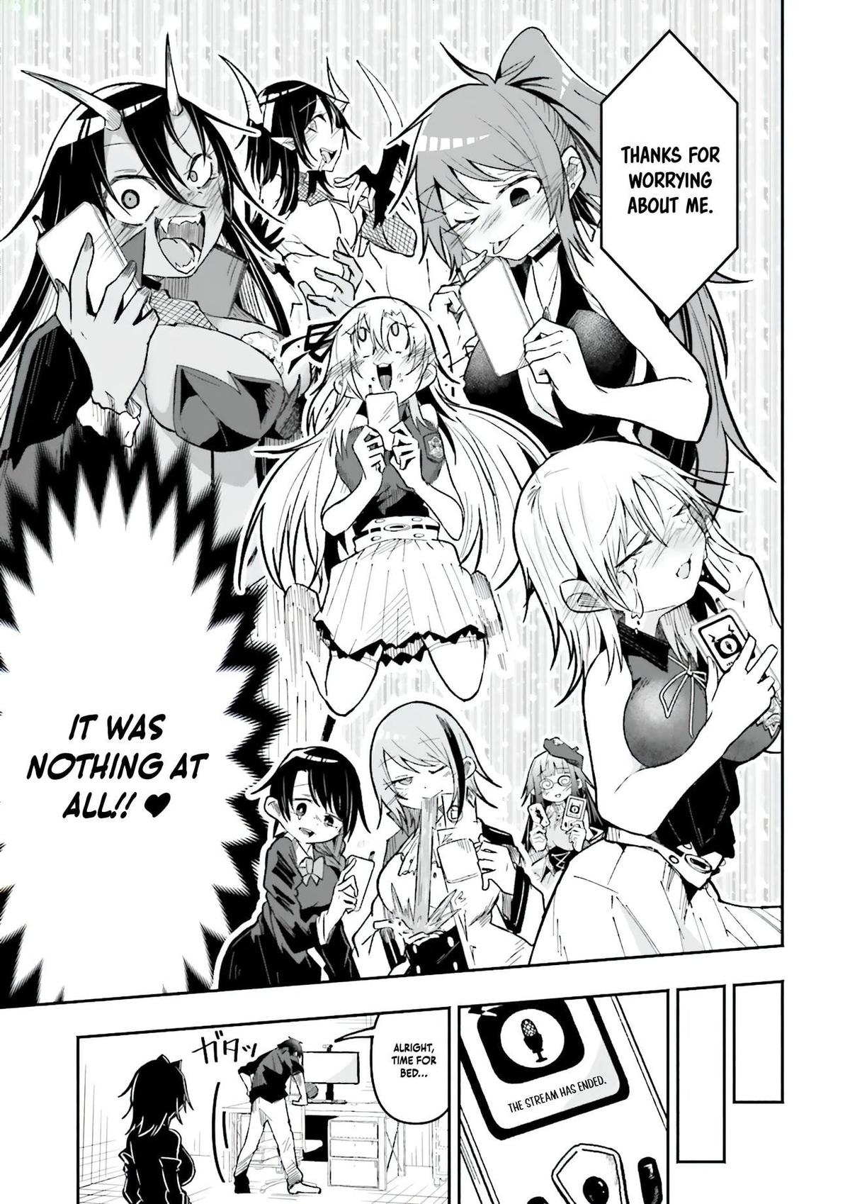 Isekai de Haishin Katsudou wo Shitara Tairyou no Yandere Shinja wo Umidashiteshimatta Ken Chap 50 - Next Chap 51