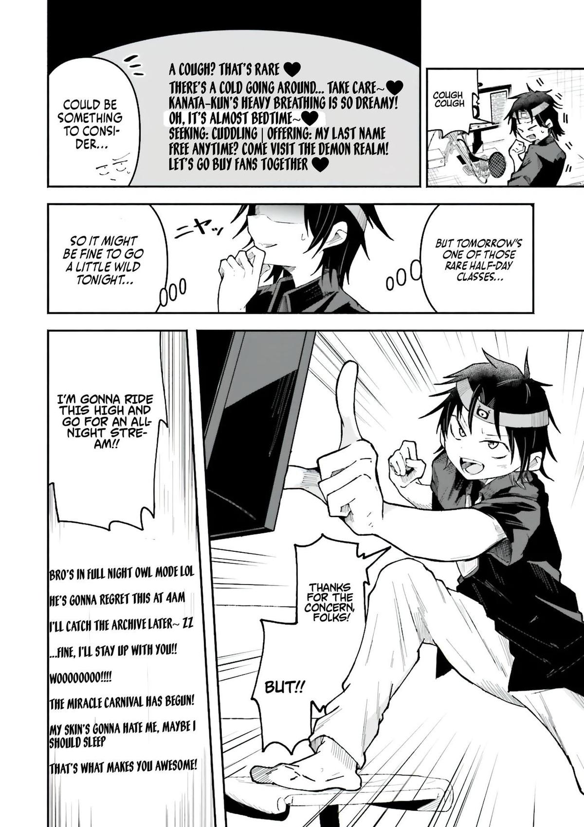 Isekai de Haishin Katsudou wo Shitara Tairyou no Yandere Shinja wo Umidashiteshimatta Ken Chap 52.1 - Next Chap 53.1