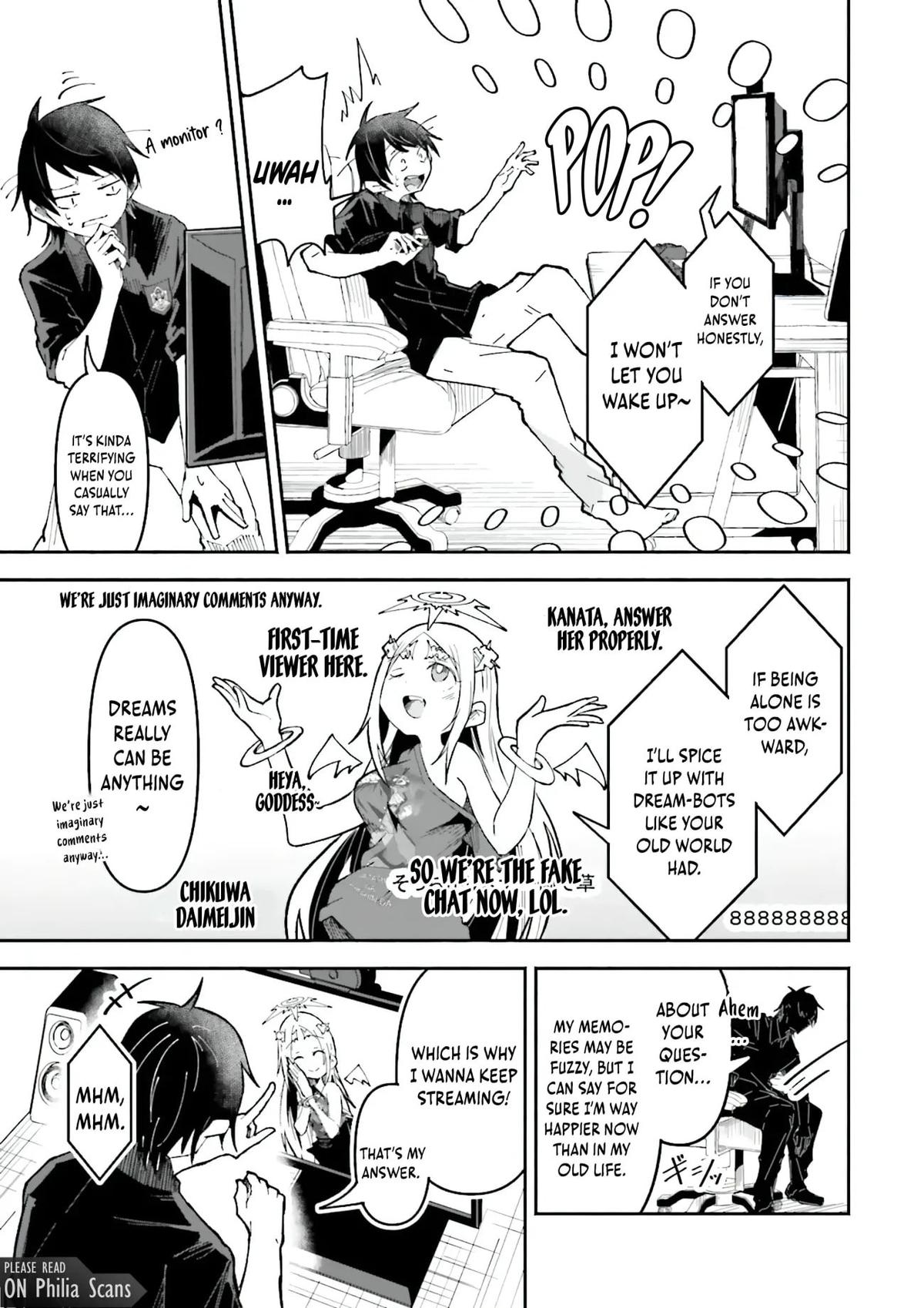 Isekai de Haishin Katsudou wo Shitara Tairyou no Yandere Shinja wo Umidashiteshimatta Ken Chap 53.1 - Next Chap 54.1