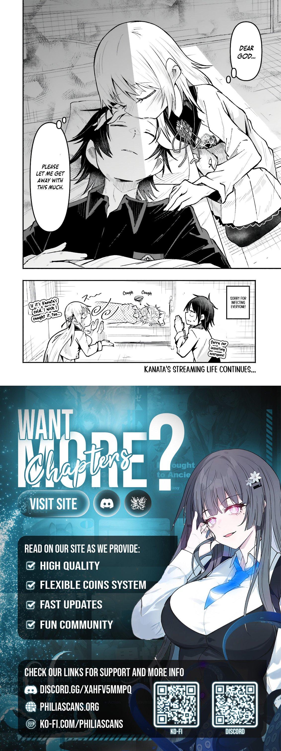 Isekai de Haishin Katsudou wo Shitara Tairyou no Yandere Shinja wo Umidashiteshimatta Ken Chap 53.2 - Next Chap 54.2