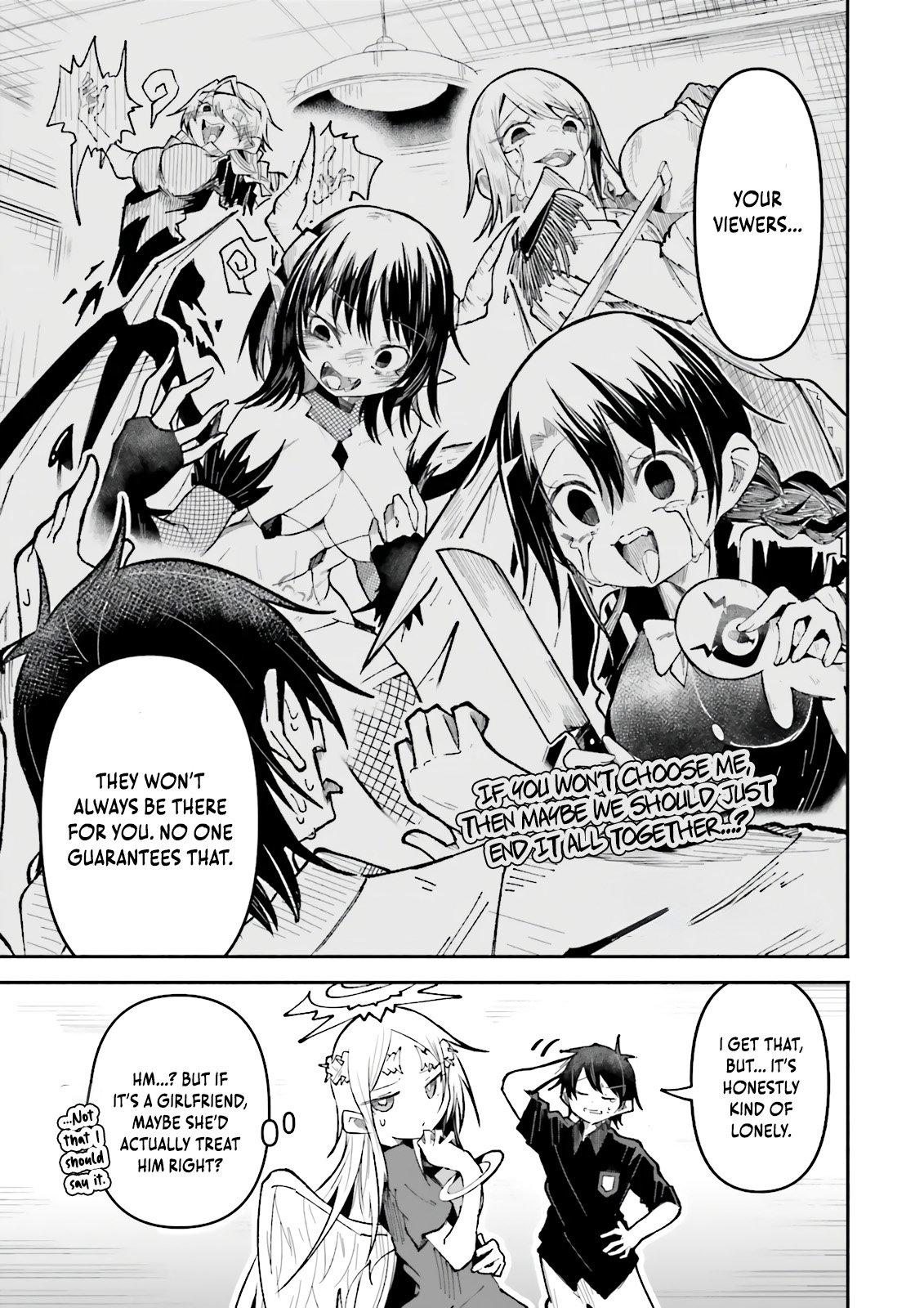 Isekai de Haishin Katsudou wo Shitara Tairyou no Yandere Shinja wo Umidashiteshimatta Ken Chap 53.2 - Next Chap 54.2