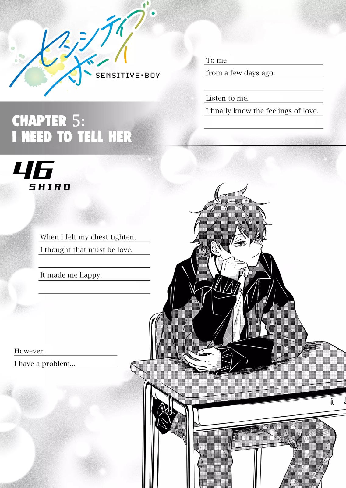 Sensitive Boy Chap 5 - Next Chap 6