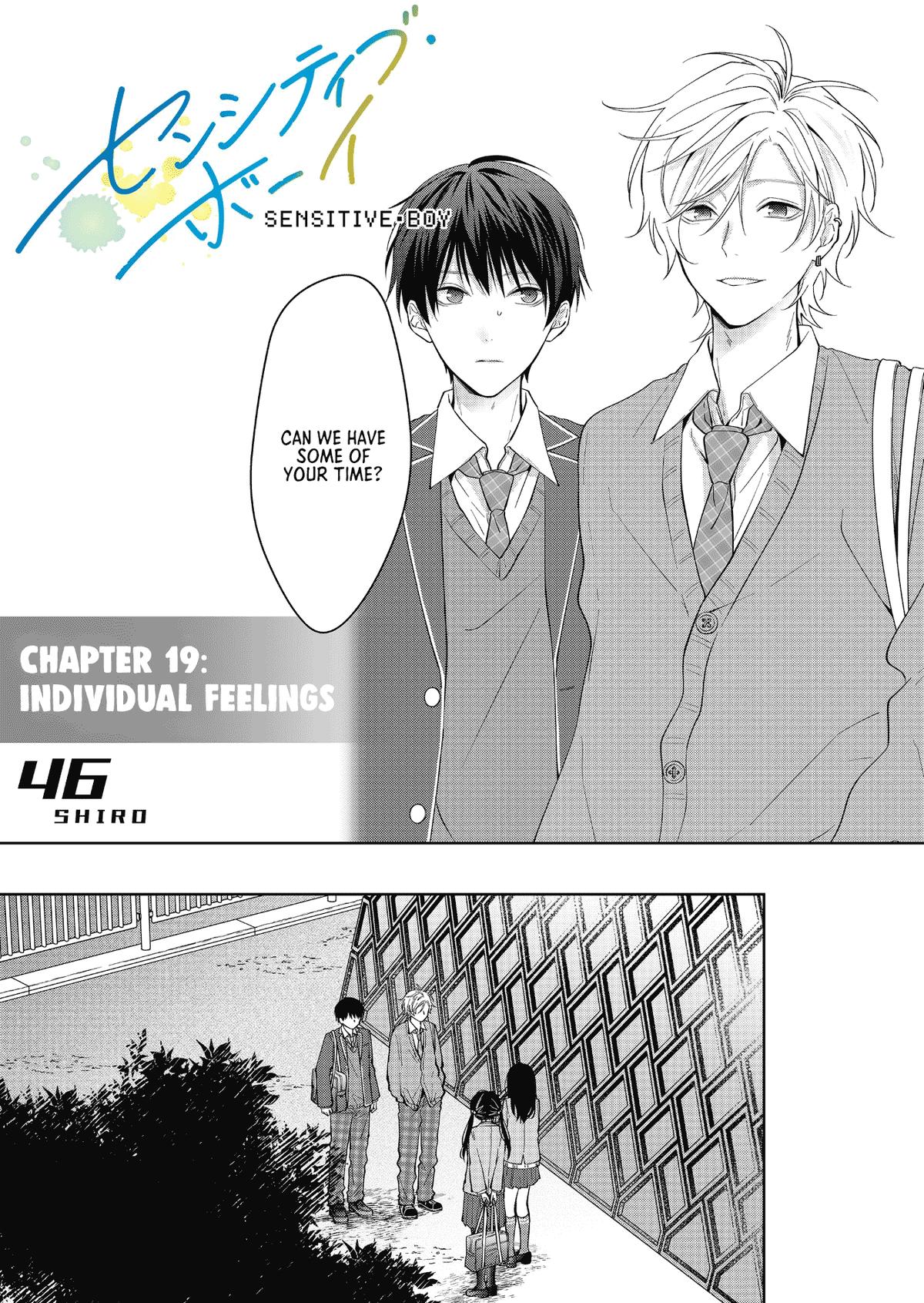 Sensitive Boy Chap 19 - Next Chap 20