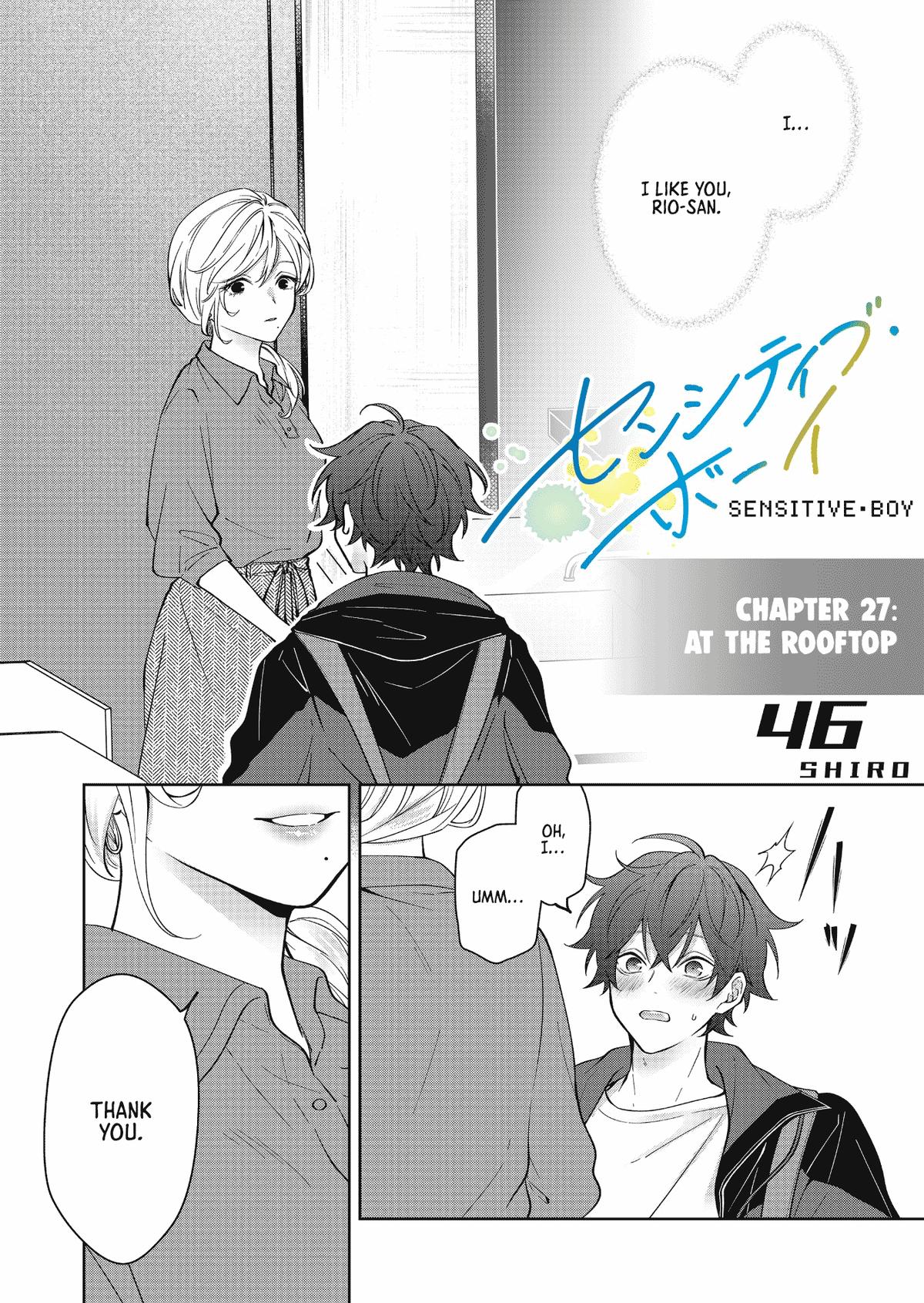 Sensitive Boy Chap 27 - Next Chap 28