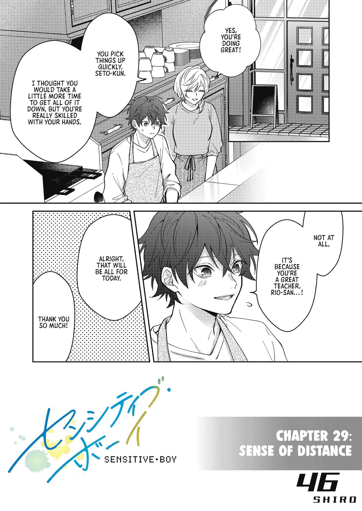 Sensitive Boy Chap 29 - Next Chap 30