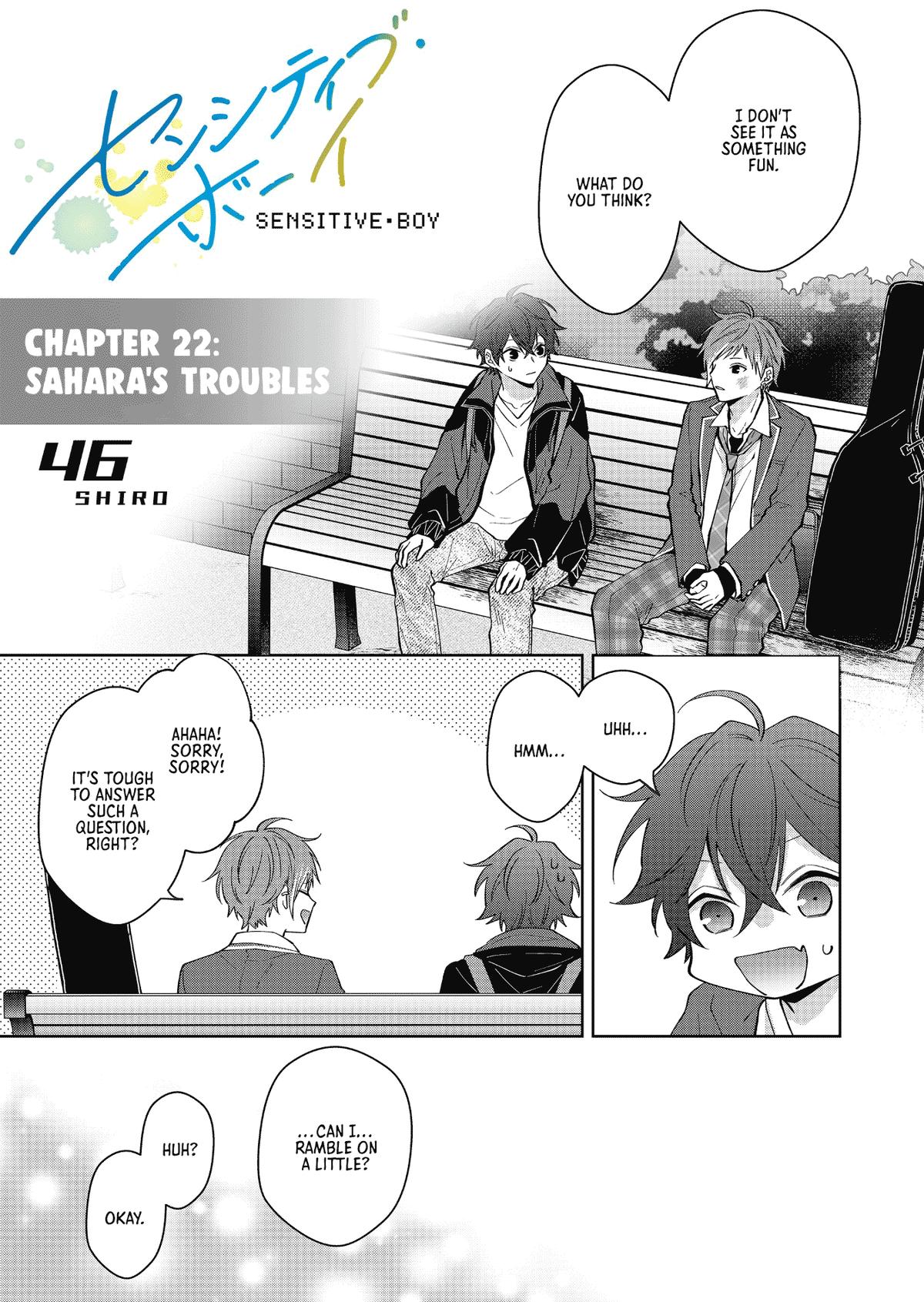 Sensitive Boy Chap 22 - Next Chap 23