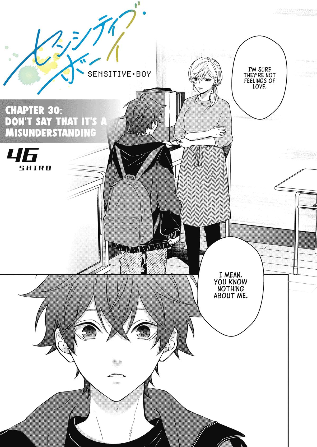 Sensitive Boy Chap 30 - Next Chap 31