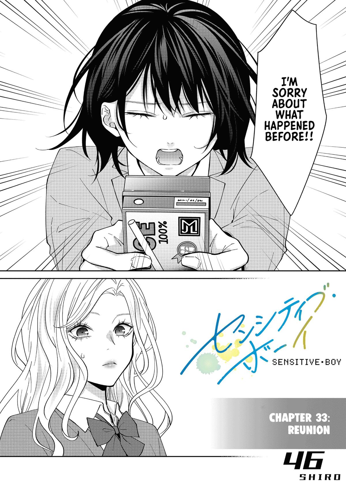 Sensitive Boy Chap 33 - Next Chap 34
