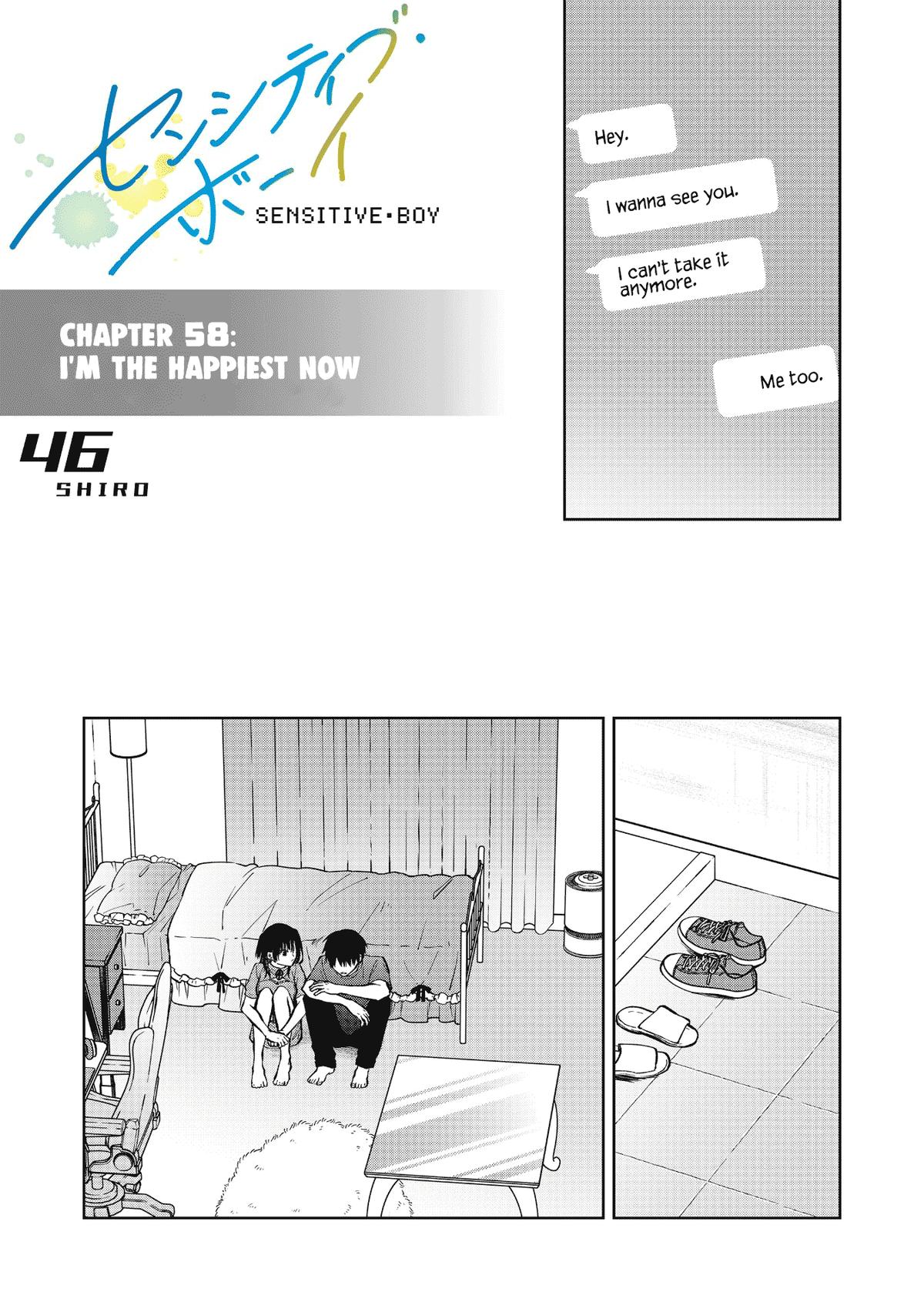 Sensitive Boy Chap 58 - Next Chap 59