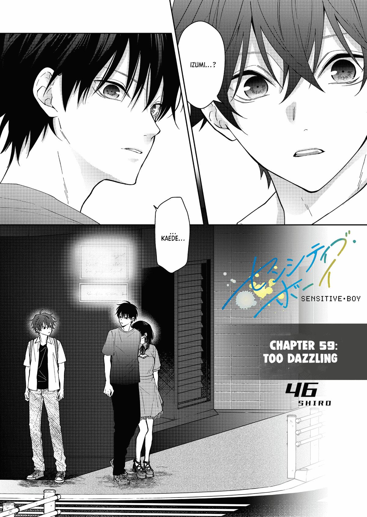 Sensitive Boy Chap 59 - Next Chap 60