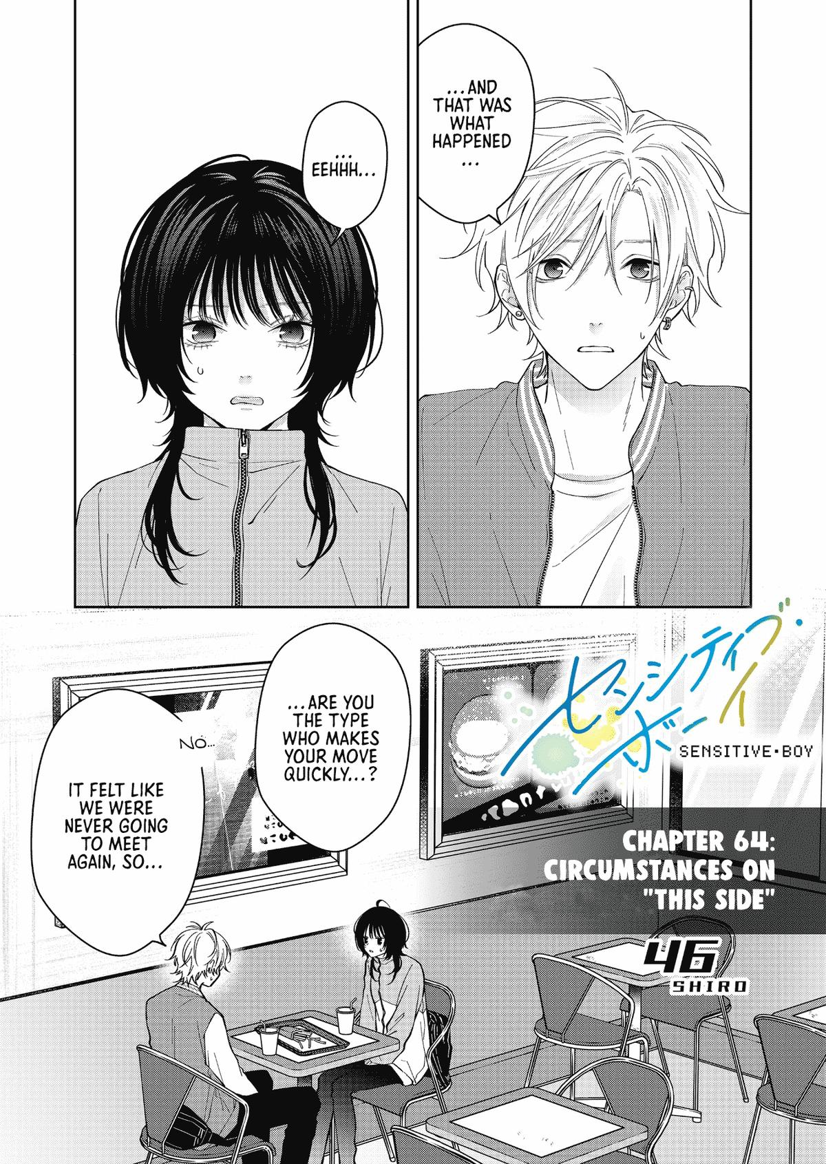 Sensitive Boy Chap 64 - Next Chap 65