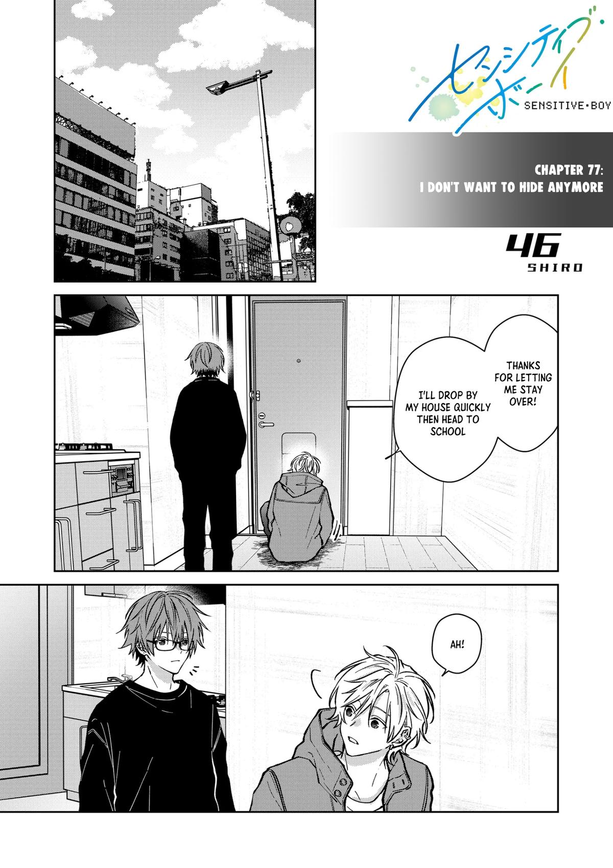 Sensitive Boy Chap 77 - Next Chap 78