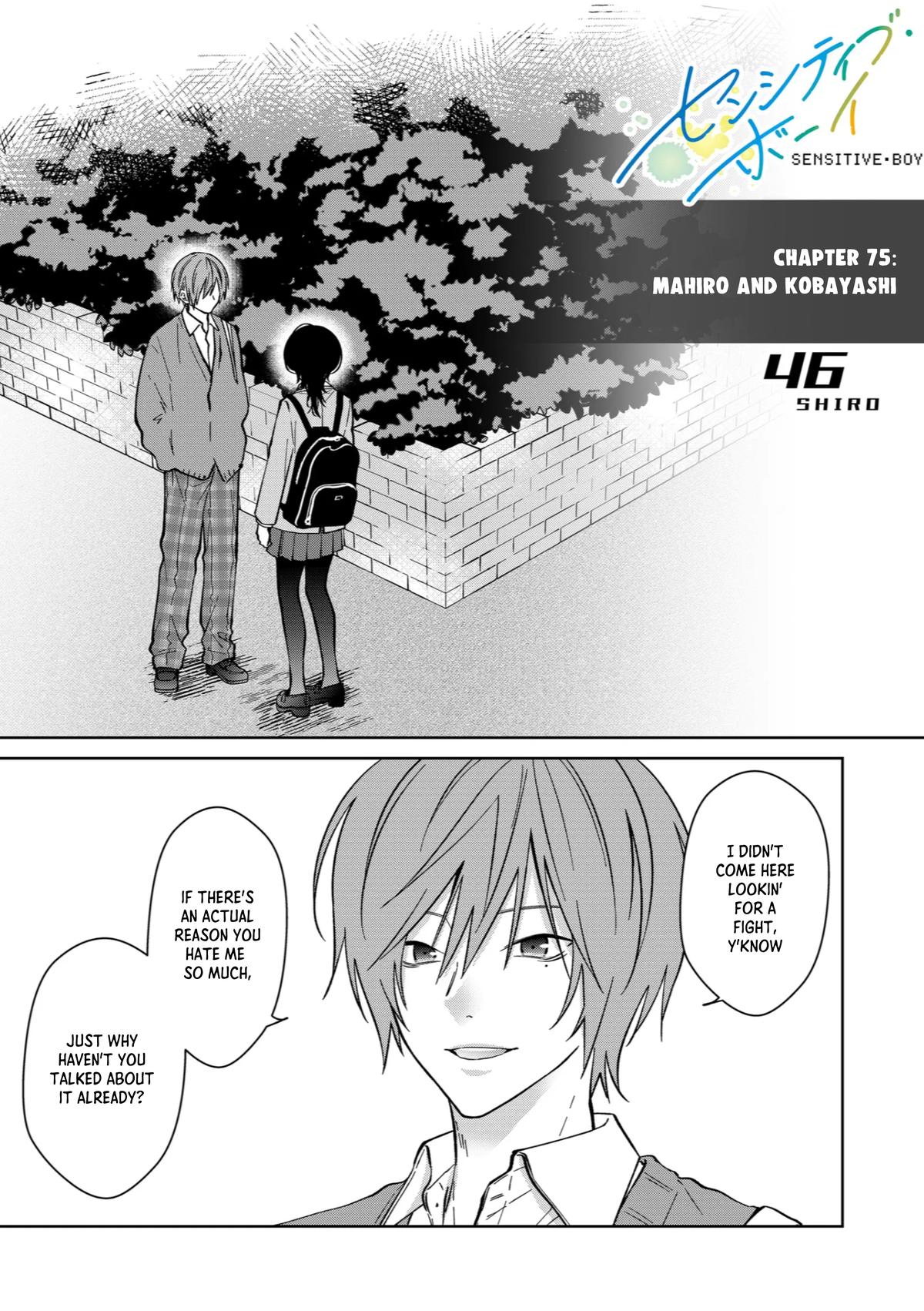 Sensitive Boy Chap 75 - Next Chap 76