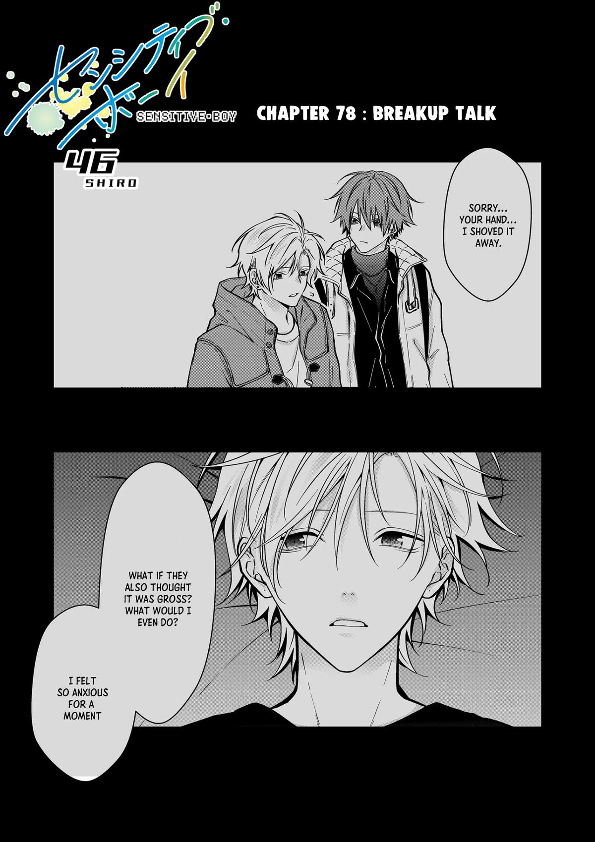 Sensitive Boy Chap 78 - Next Chap 79