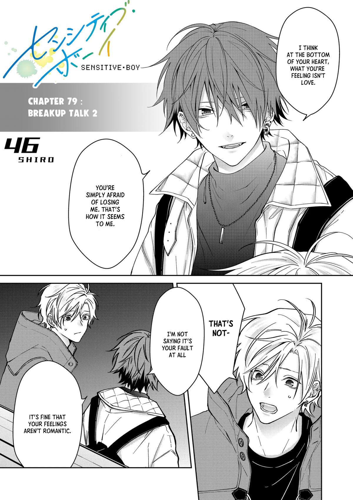Sensitive Boy Chap 79 - Next Chap 80