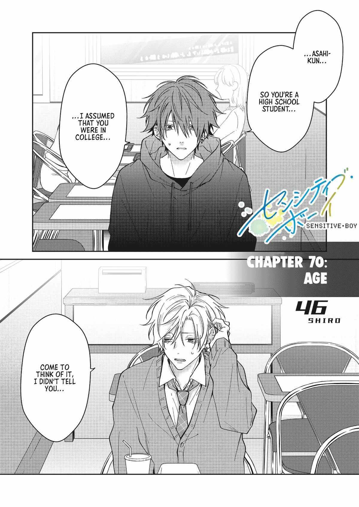 Sensitive Boy Chap 70 - Next Chap 71