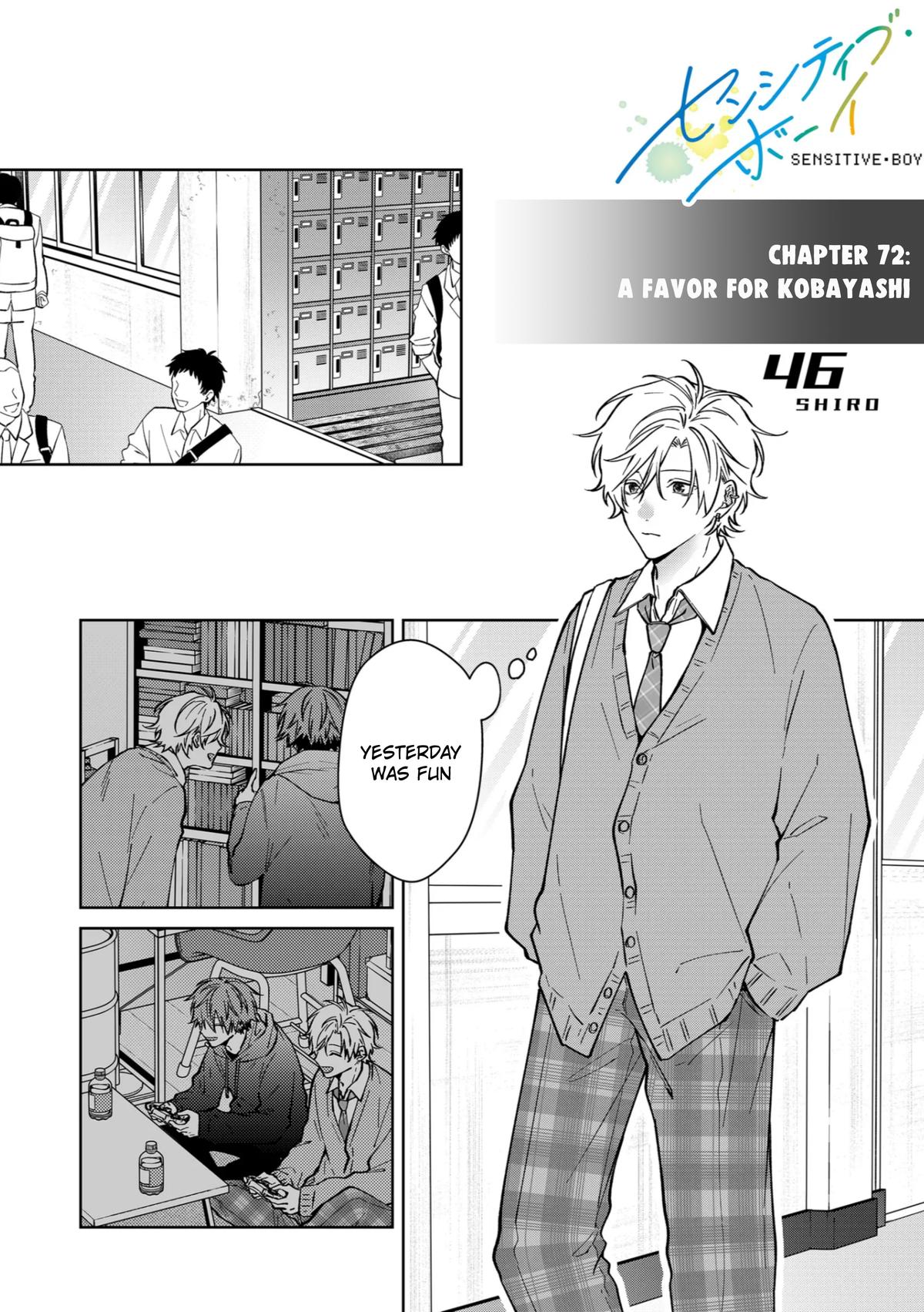 Sensitive Boy Chap 72 - Next Chap 73