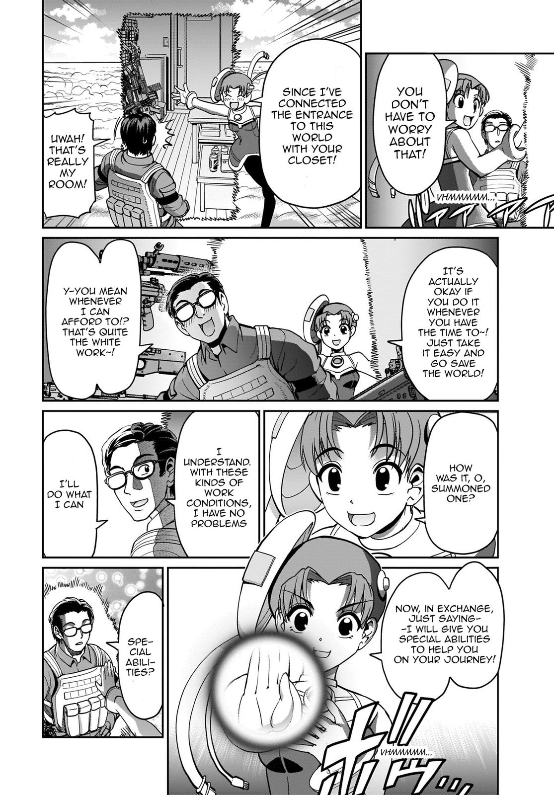 Isekai Shokan Ojisan No Ju Muso Life Sabage Suki Salary Man Ha Kaisha Owari Ni Isekai He Chokuki Suru Chap 2 - Next Chap 3