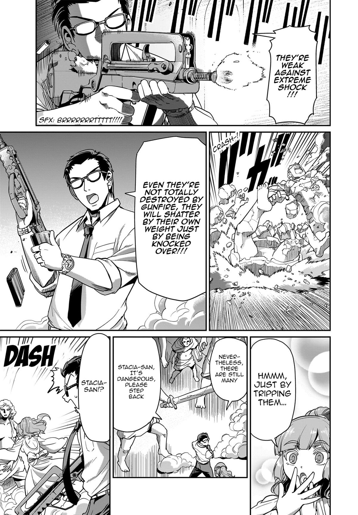 Isekai Shokan Ojisan No Ju Muso Life Sabage Suki Salary Man Ha Kaisha Owari Ni Isekai He Chokuki Suru Chap 37 - Next Chap 38