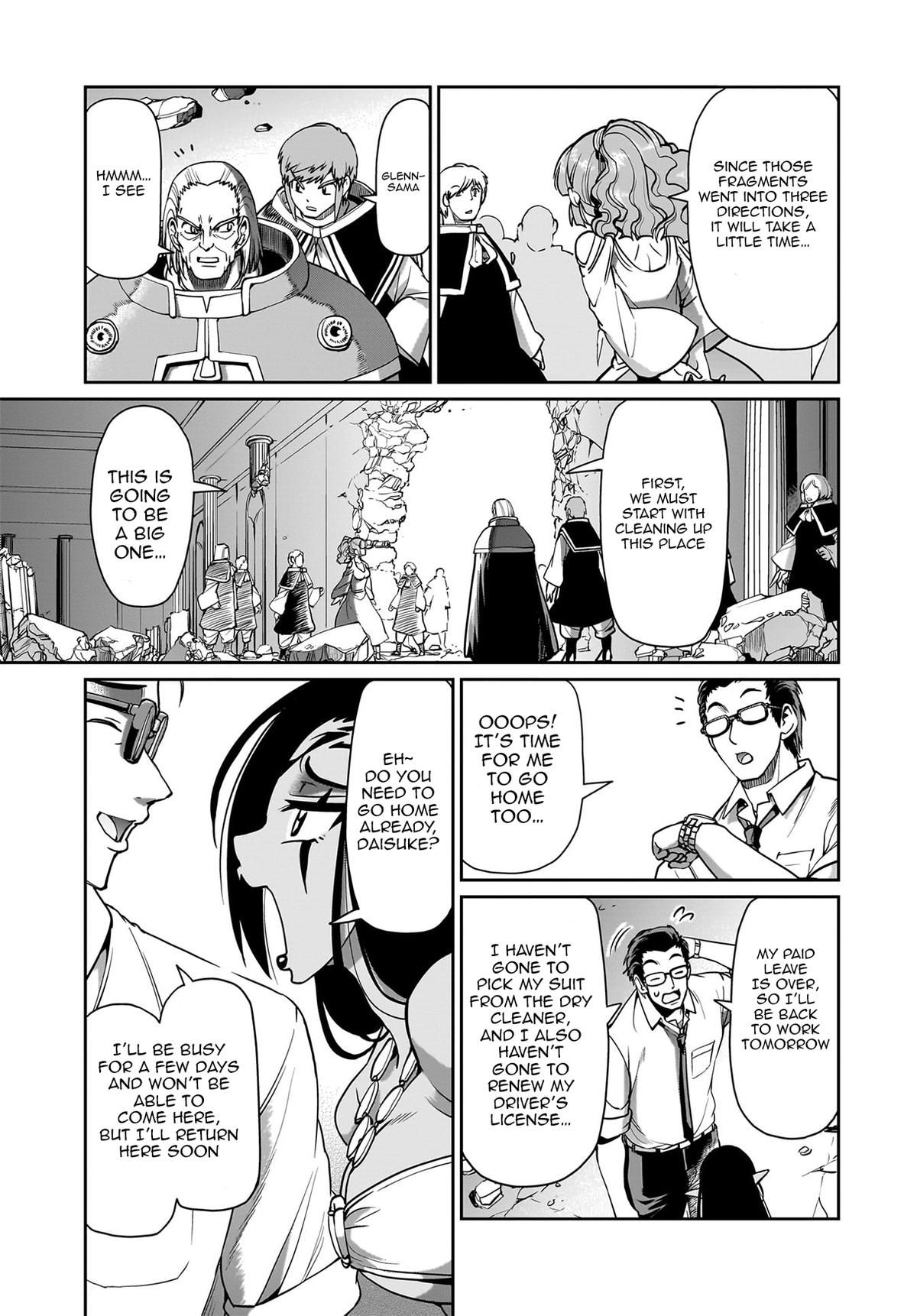 Isekai Shokan Ojisan No Ju Muso Life Sabage Suki Salary Man Ha Kaisha Owari Ni Isekai He Chokuki Suru Chap 62 - Next Chap 63