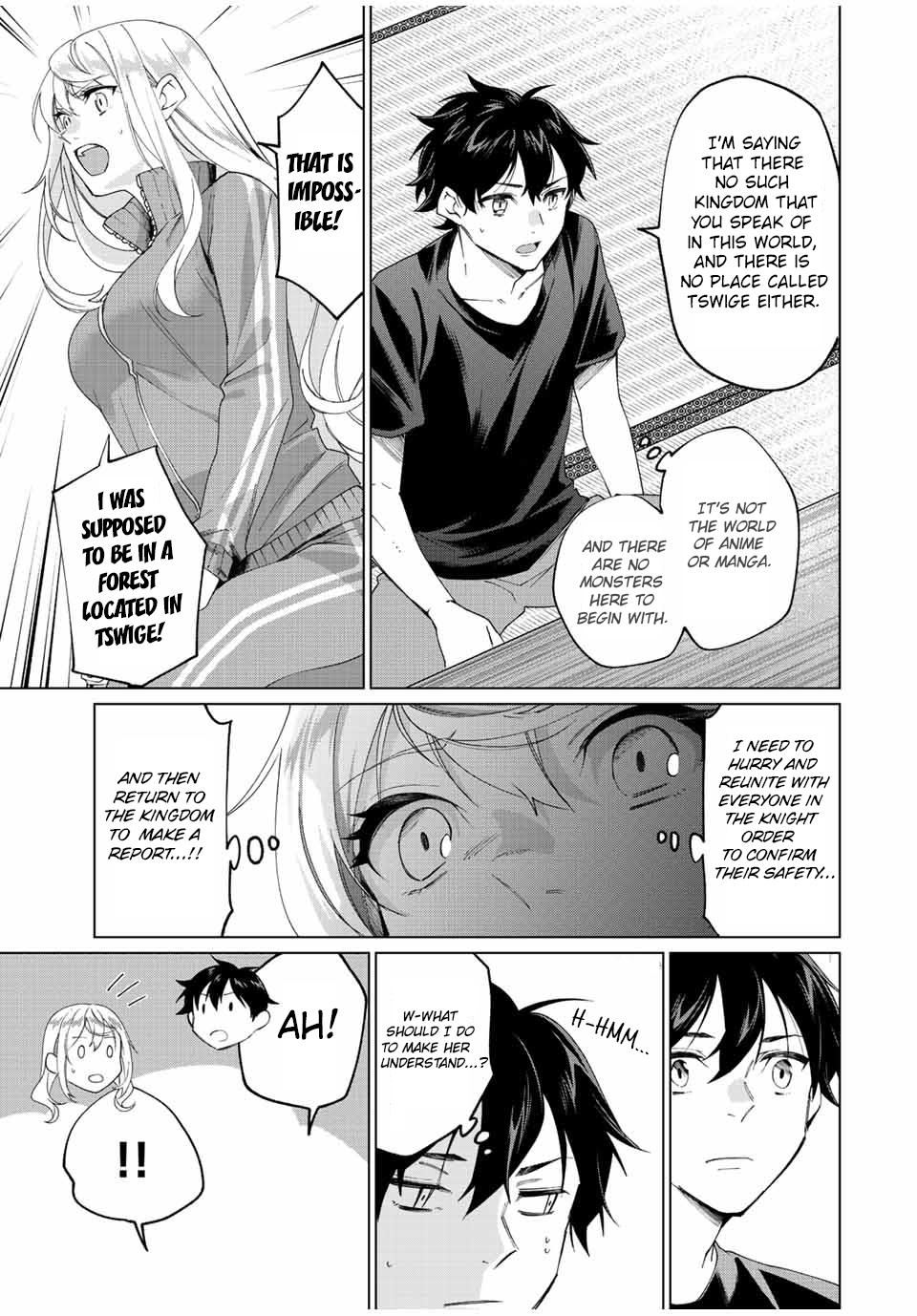 Tanbo de Hirotta Onna Kishi, Inaka de Ore no Yome dato Omowareteiru Chap 4 - Next Chap 5
