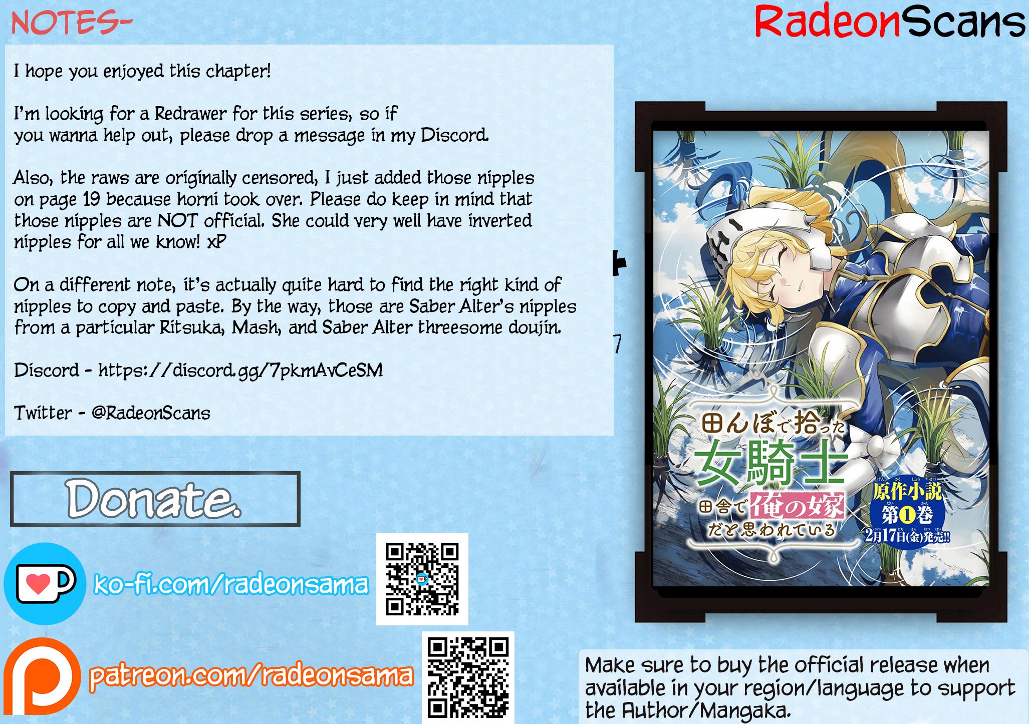 Tanbo de Hirotta Onna Kishi, Inaka de Ore no Yome dato Omowareteiru Chap 2 - Next Chap 3