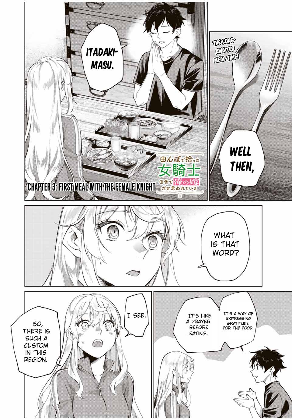 Tanbo de Hirotta Onna Kishi, Inaka de Ore no Yome dato Omowareteiru Chap 3 - Next Chap 4