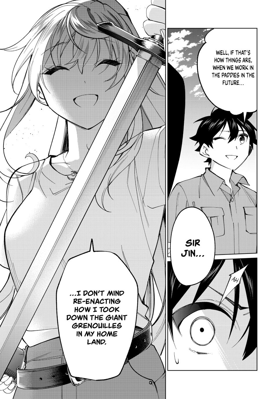 Tanbo de Hirotta Onna Kishi, Inaka de Ore no Yome dato Omowareteiru Chap 17 - Next Chap 18