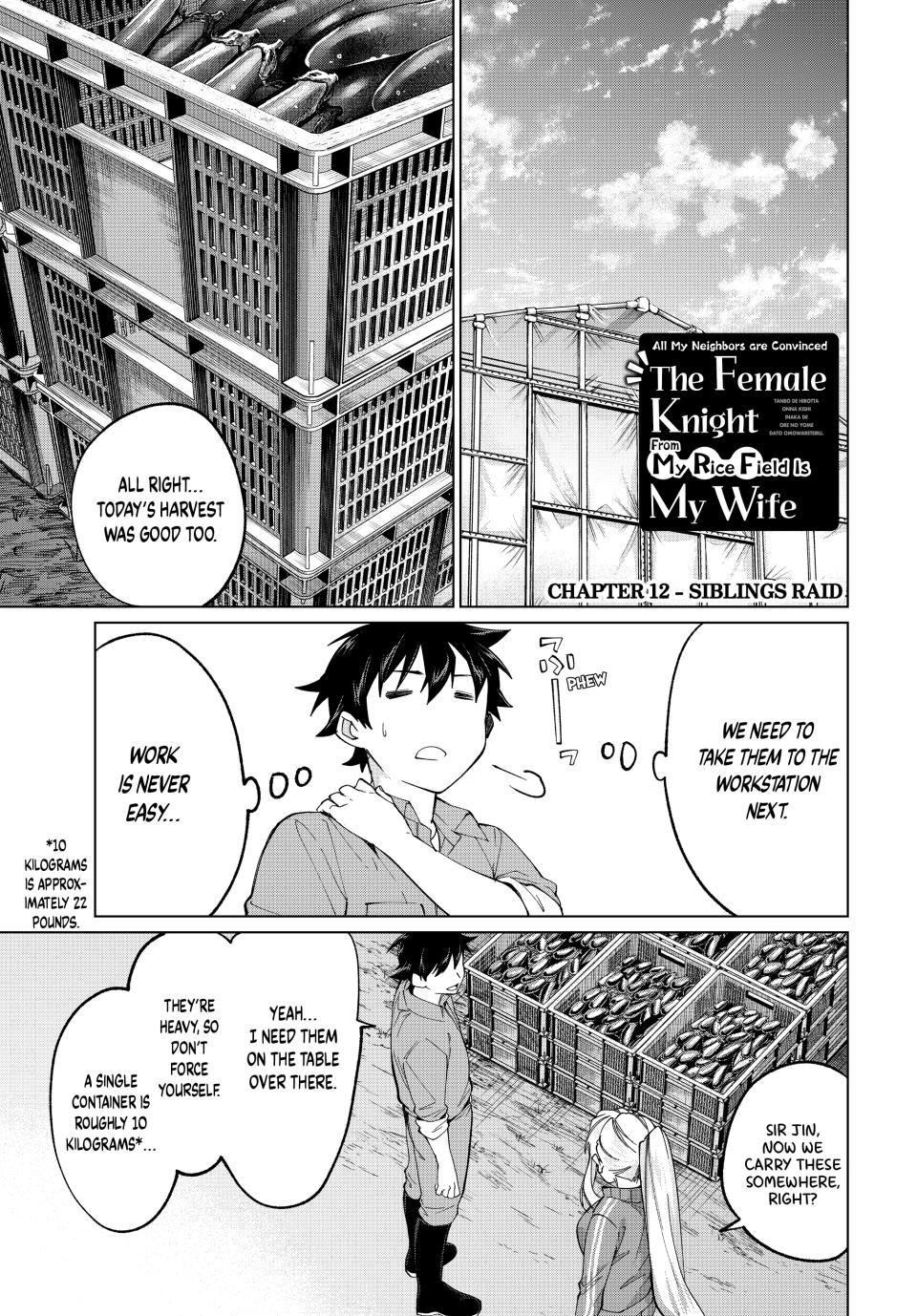 Tanbo de Hirotta Onna Kishi, Inaka de Ore no Yome dato Omowareteiru Chap 12 - Next Chap 13