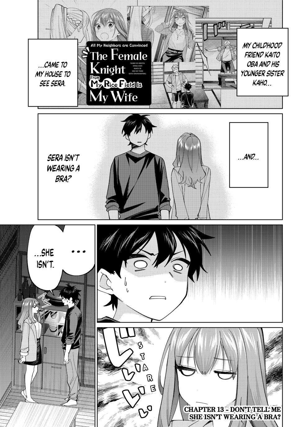 Tanbo de Hirotta Onna Kishi, Inaka de Ore no Yome dato Omowareteiru Chap 13 - Next Chap 14
