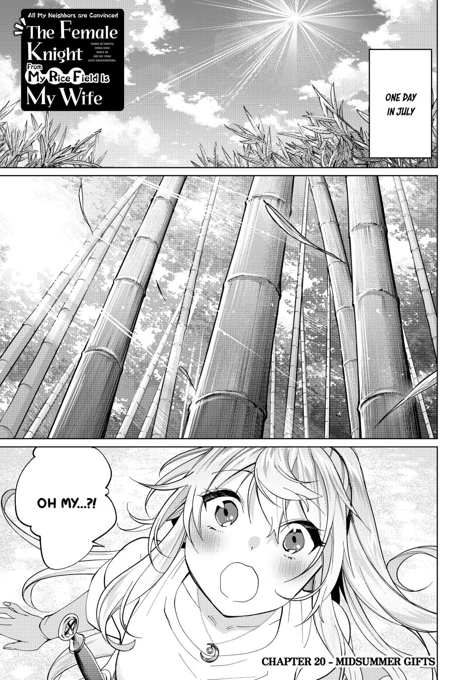 Tanbo de Hirotta Onna Kishi, Inaka de Ore no Yome dato Omowareteiru Chap 20 - Next Chap 21