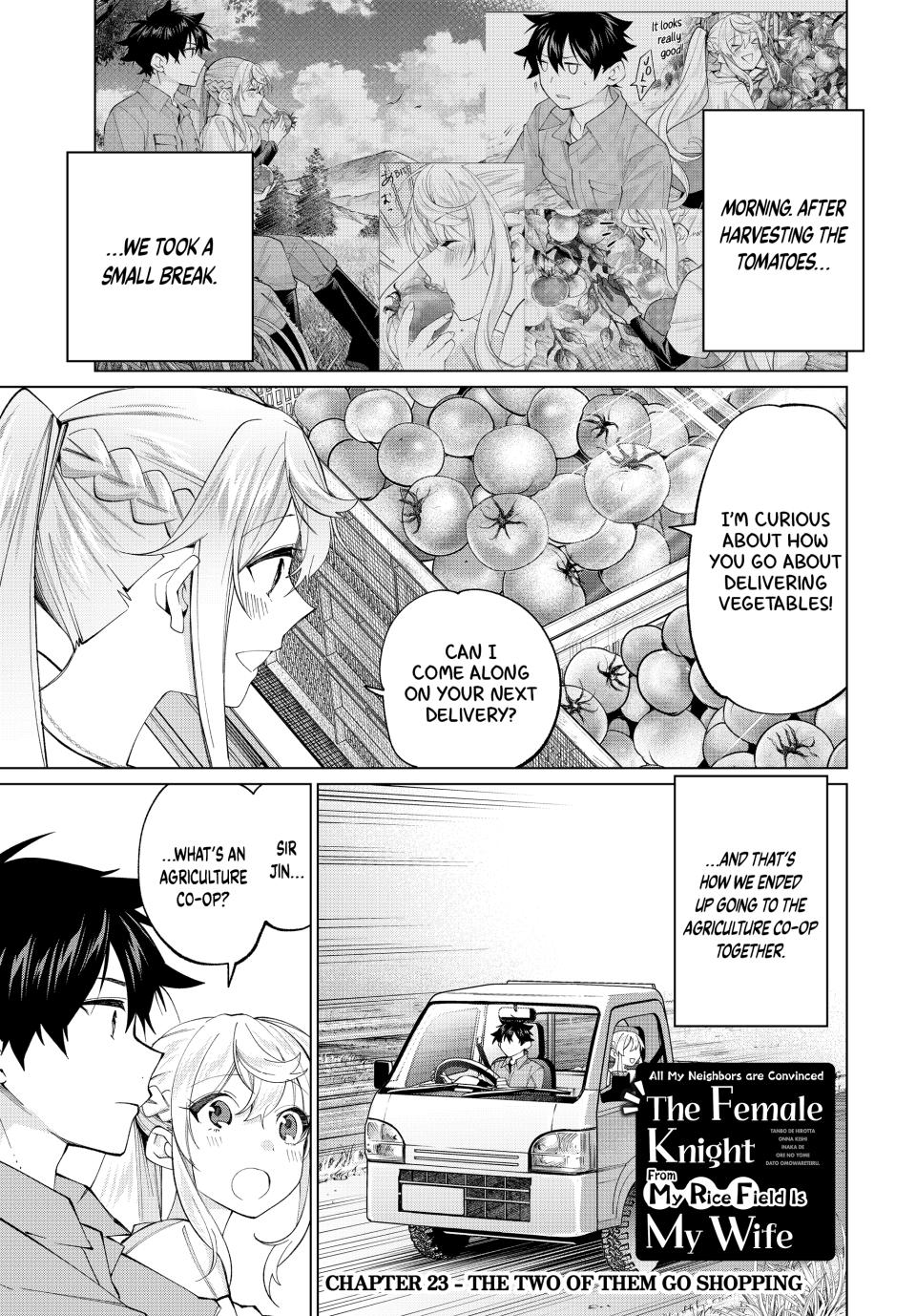 Tanbo de Hirotta Onna Kishi, Inaka de Ore no Yome dato Omowareteiru Chap 23 - Next Chap 24