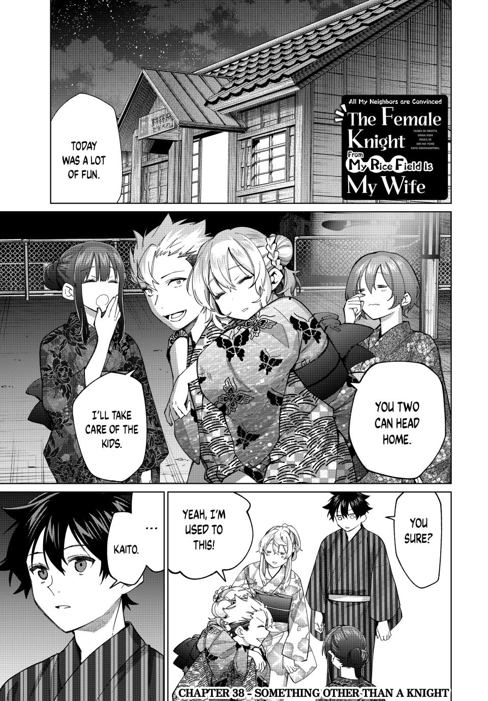 Tanbo de Hirotta Onna Kishi, Inaka de Ore no Yome dato Omowareteiru Chap 38 - Next Chap 39