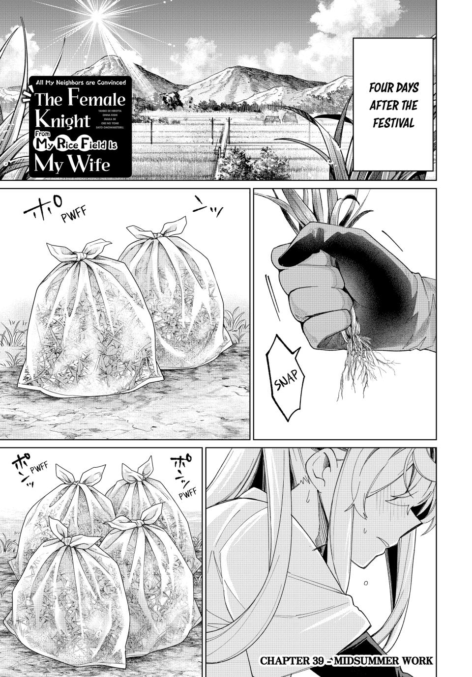 Tanbo de Hirotta Onna Kishi, Inaka de Ore no Yome dato Omowareteiru Chap 39 - Next Chap 40