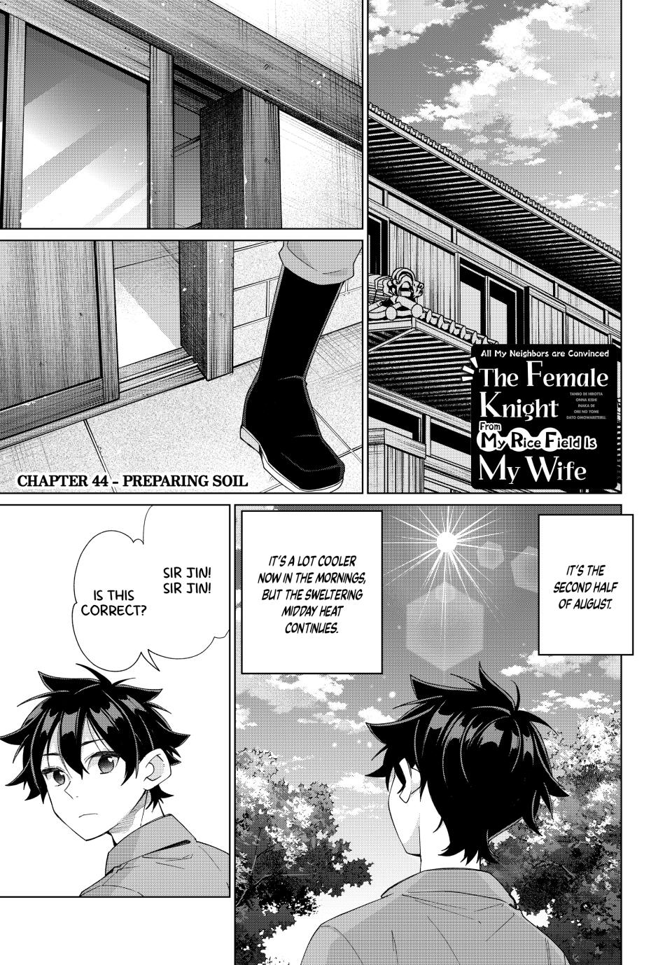 Tanbo de Hirotta Onna Kishi, Inaka de Ore no Yome dato Omowareteiru Chap 44 - Next Chap 45