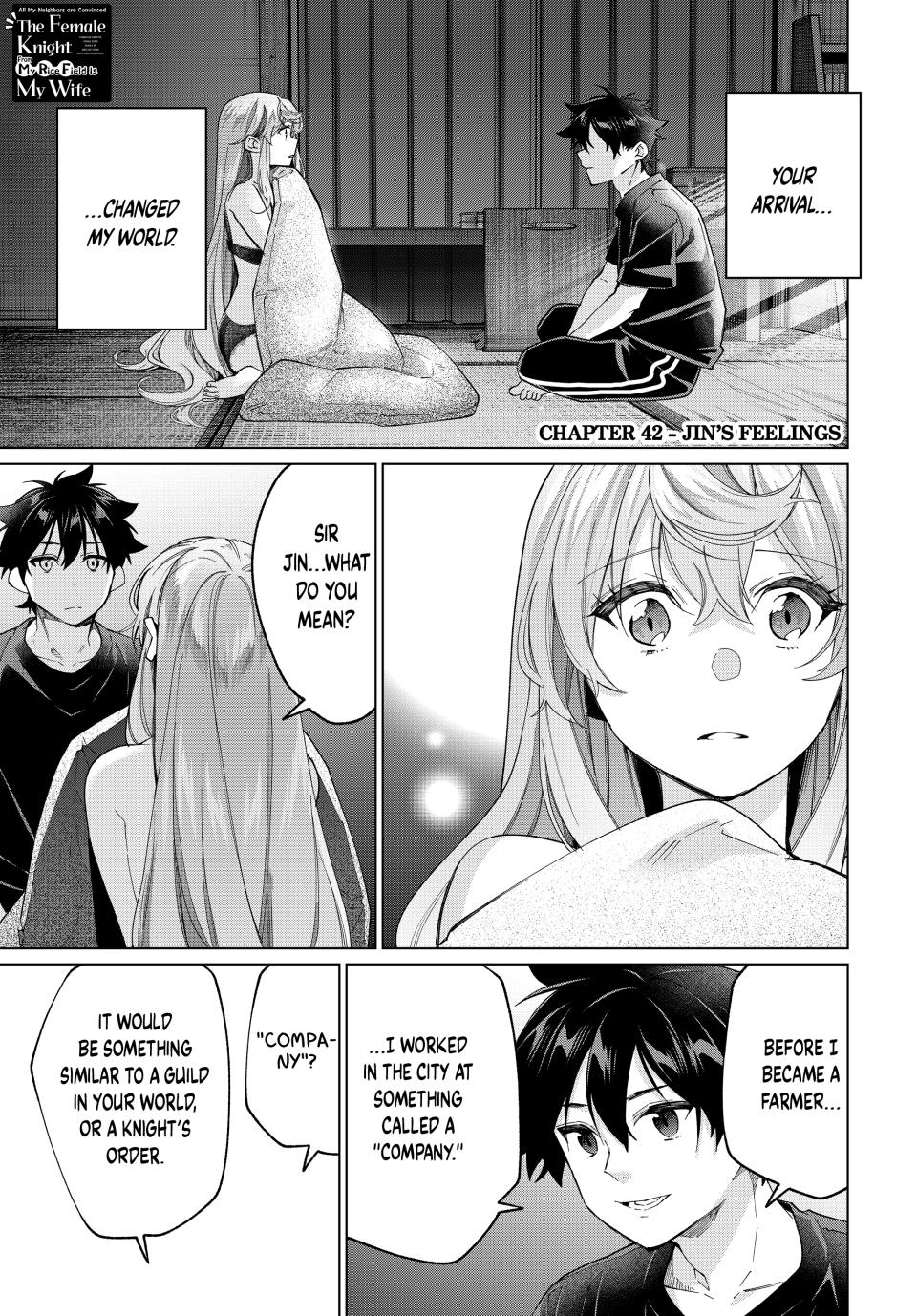 Tanbo de Hirotta Onna Kishi, Inaka de Ore no Yome dato Omowareteiru Chap 42 - Next Chap 43