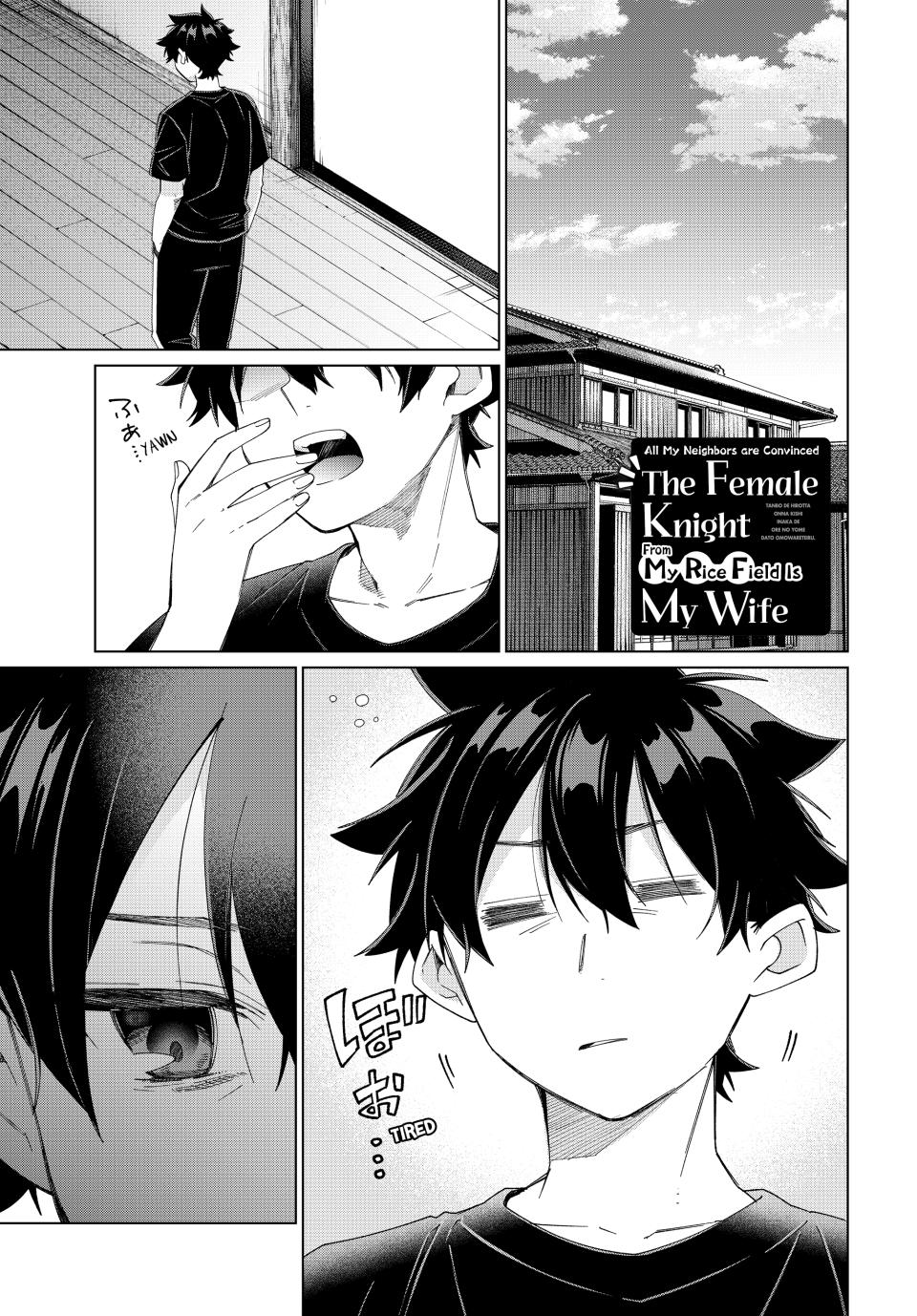 Tanbo de Hirotta Onna Kishi, Inaka de Ore no Yome dato Omowareteiru Chap 43 - Next Chap 44