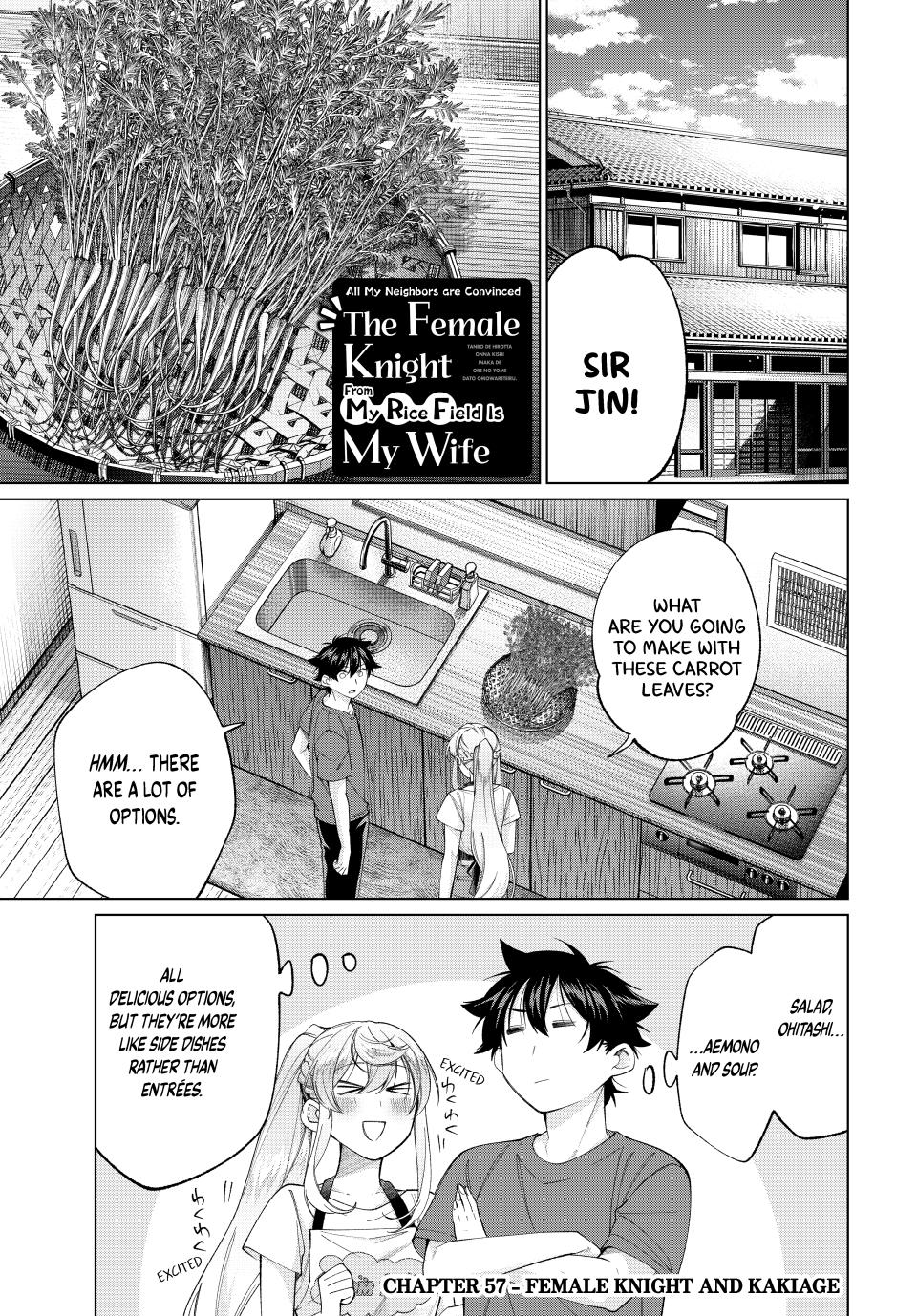 Tanbo de Hirotta Onna Kishi, Inaka de Ore no Yome dato Omowareteiru Chap 57 - Next Chap 58