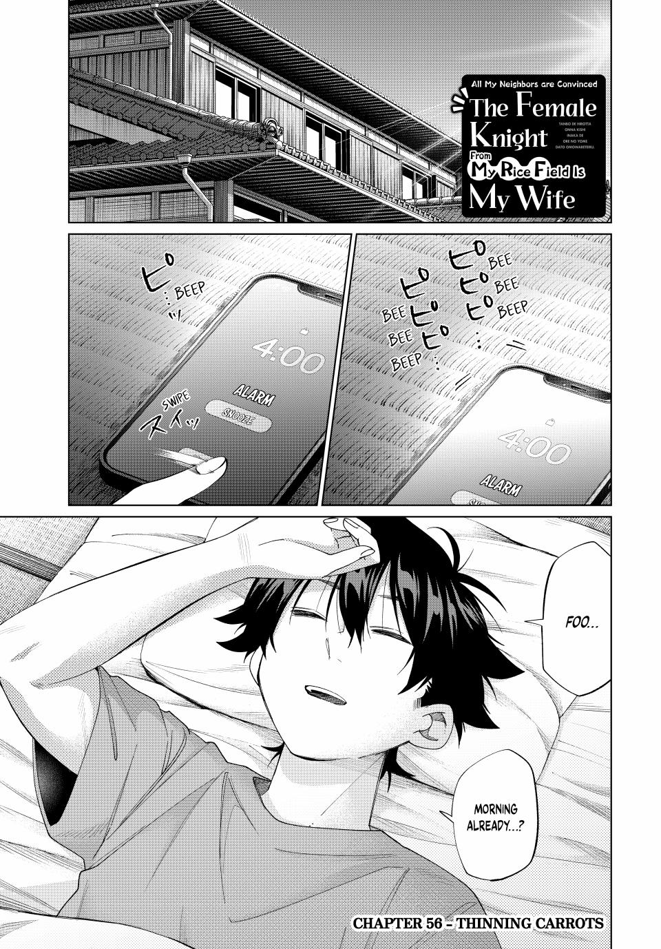 Tanbo de Hirotta Onna Kishi, Inaka de Ore no Yome dato Omowareteiru Chap 56 - Next Chap 57