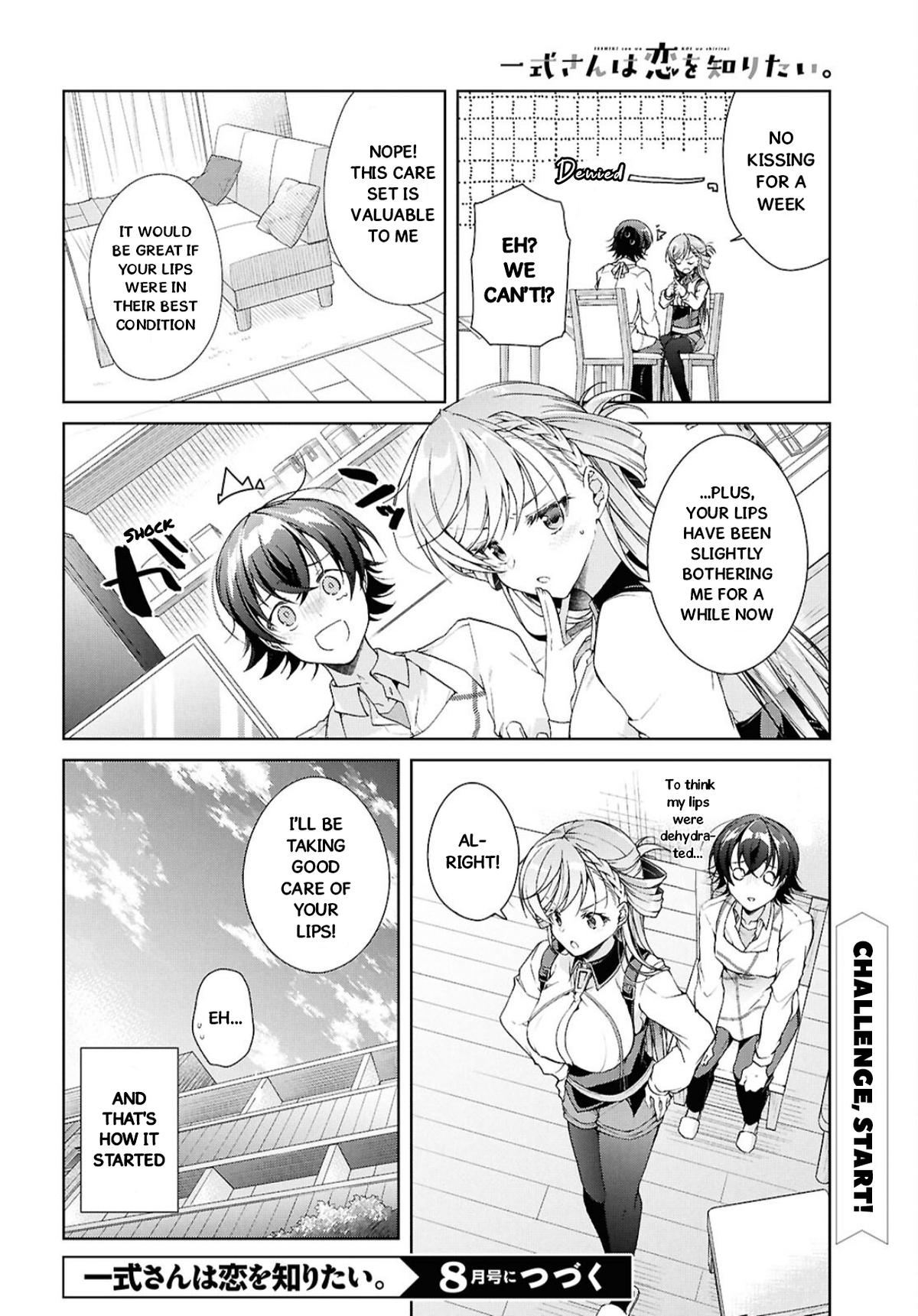 Isshiki-san wa Koi wo Shiritai. Chap 38.1 - Next Chap 39.1