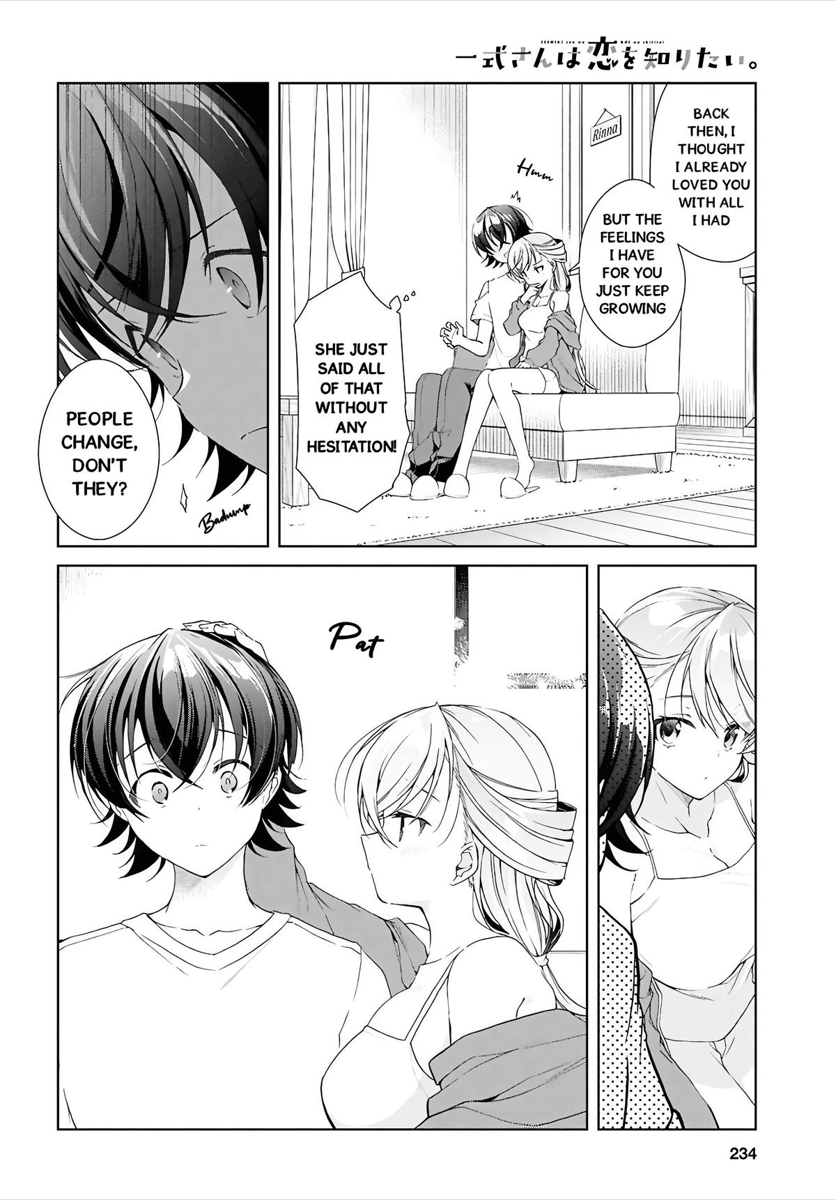 Isshiki-san wa Koi wo Shiritai. Chap 49 - Next Chap 50