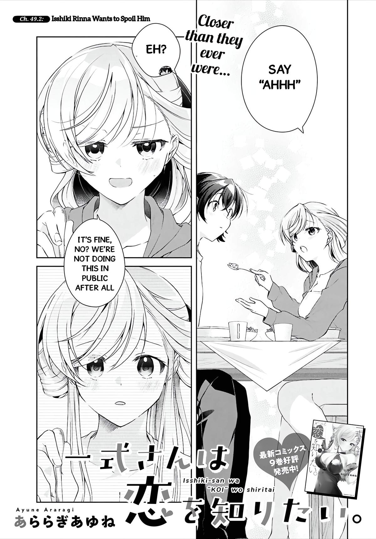 Isshiki-san wa Koi wo Shiritai. Chap 49.2 - Next Chap 50.2