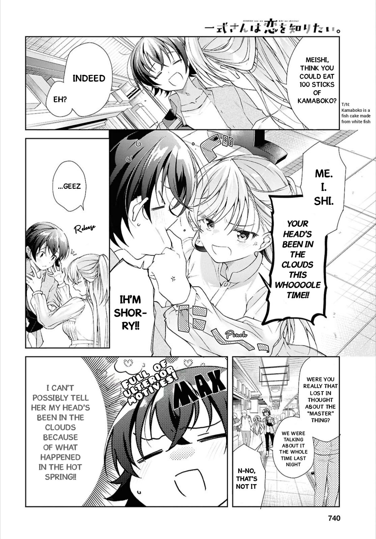 Isshiki-san wa Koi wo Shiritai. Chap 42 - Next Chap 43