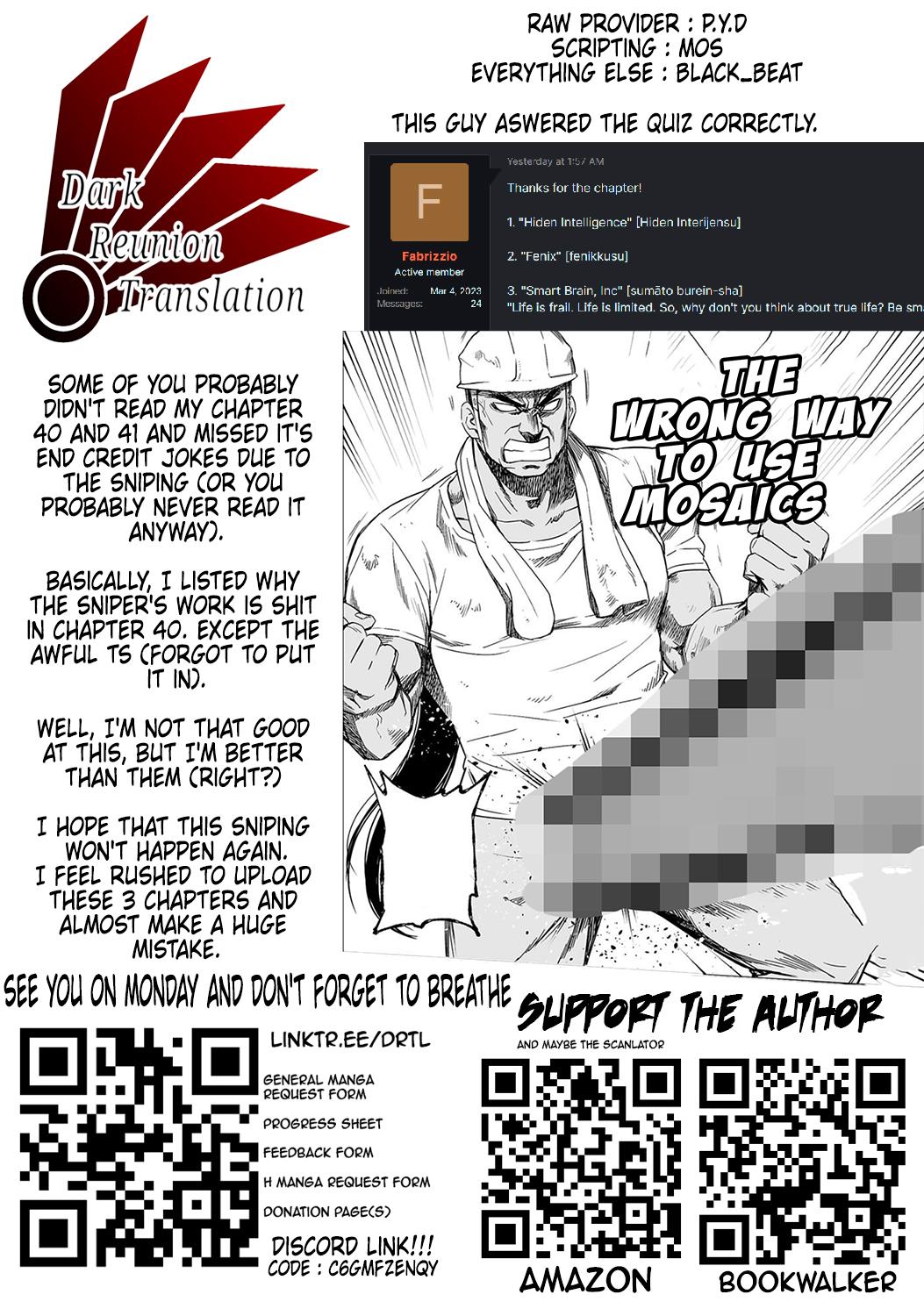 Tsuyoshi: Daremo Katenai, Aitsu ni wa Chap 42 - Next Chap 43