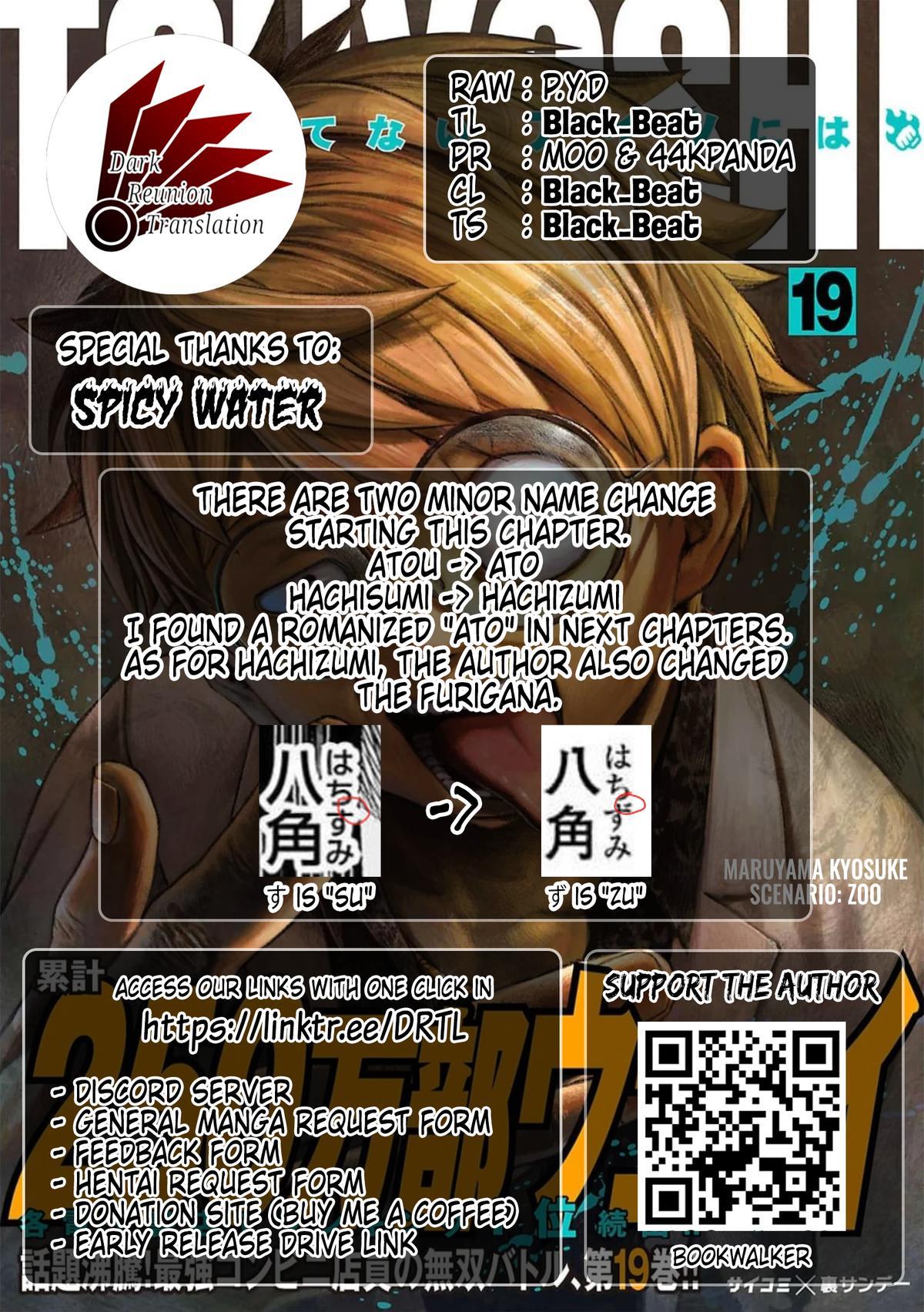 Tsuyoshi: Daremo Katenai, Aitsu ni wa Chap 202 - Next Chap 203